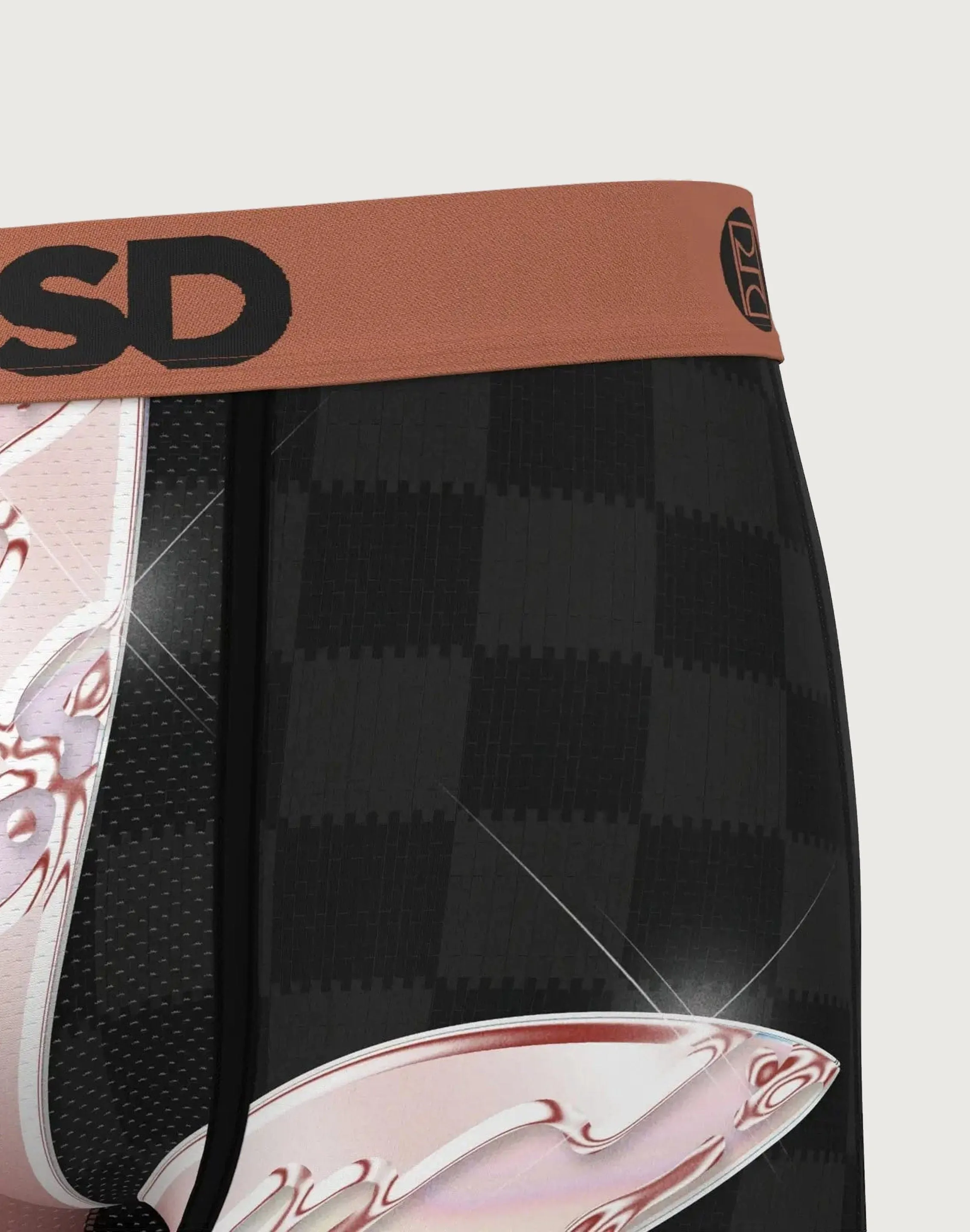 SoftTouch Texture Psd Underwear Playboy Rose Drippin Boxer Briefs