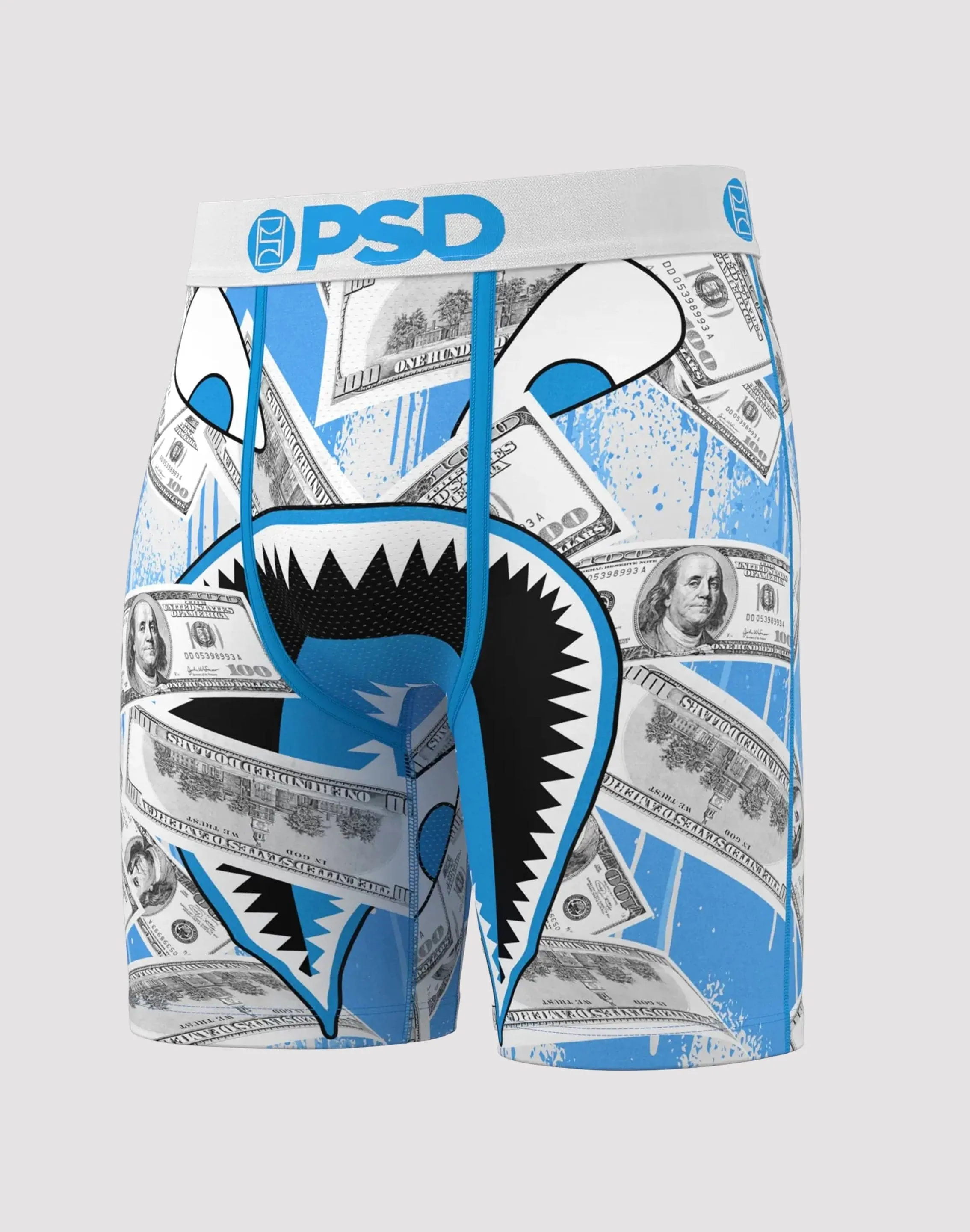 Psd Underwear The Blues Boxer Briefs 3-Pack OdorControl Technology Clean Cut
