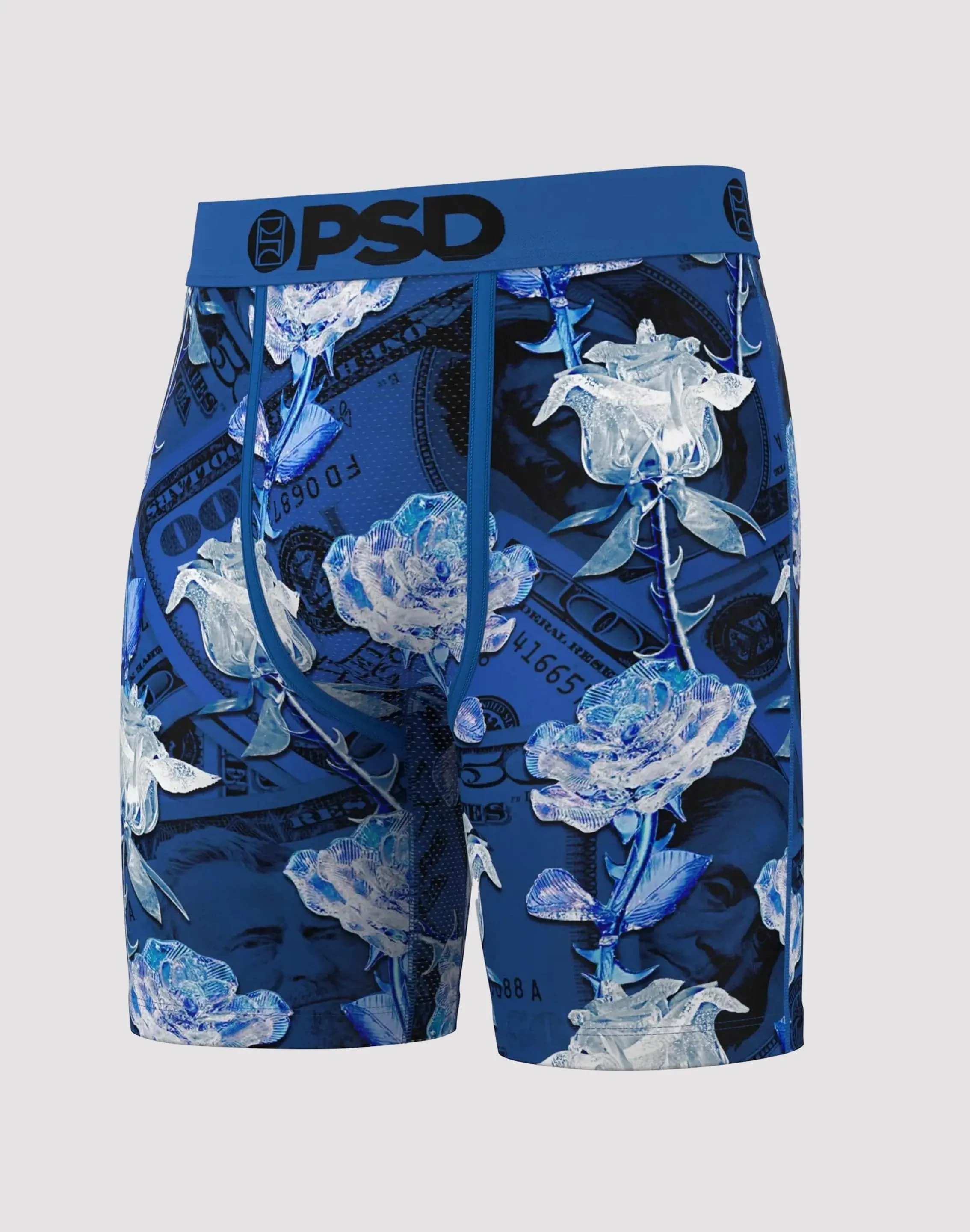 Psd Underwear The Blues Boxer Briefs 3-Pack TaglessLabel SheerLayeredPanels