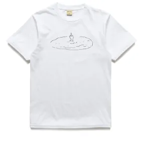 Brand-name elastic waistband Fucking Awesome Fuck The World Tee - White