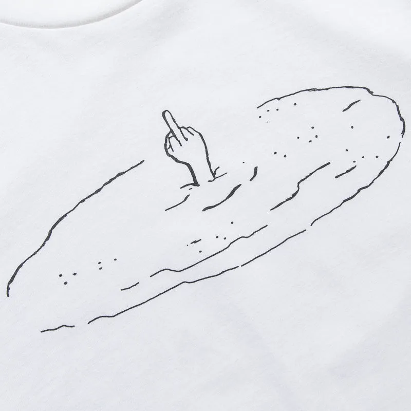 Fucking Awesome Fuck The World Tee - White men Quick Drying