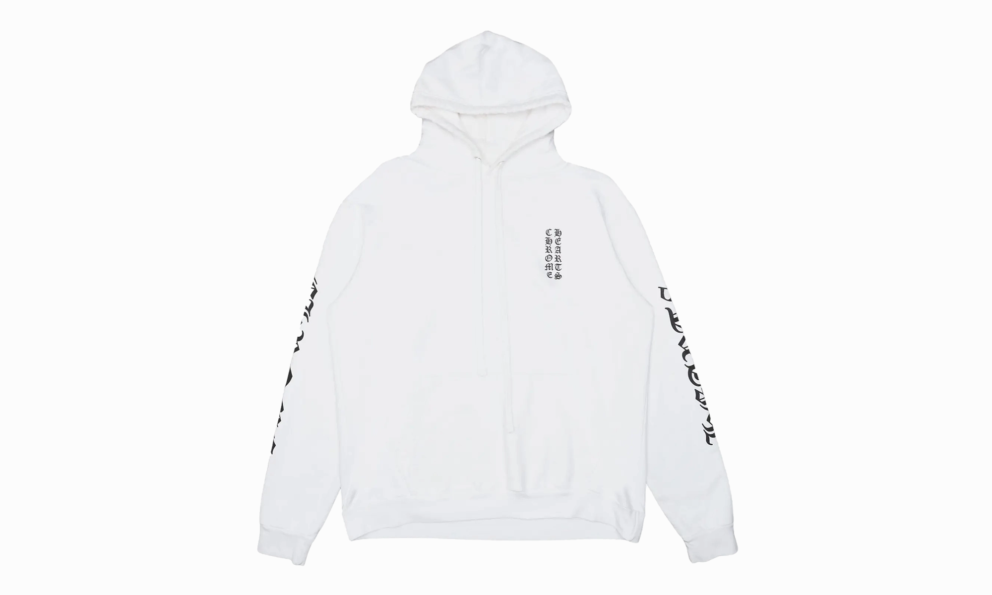 Pullover Hoodie Logo Print "White"