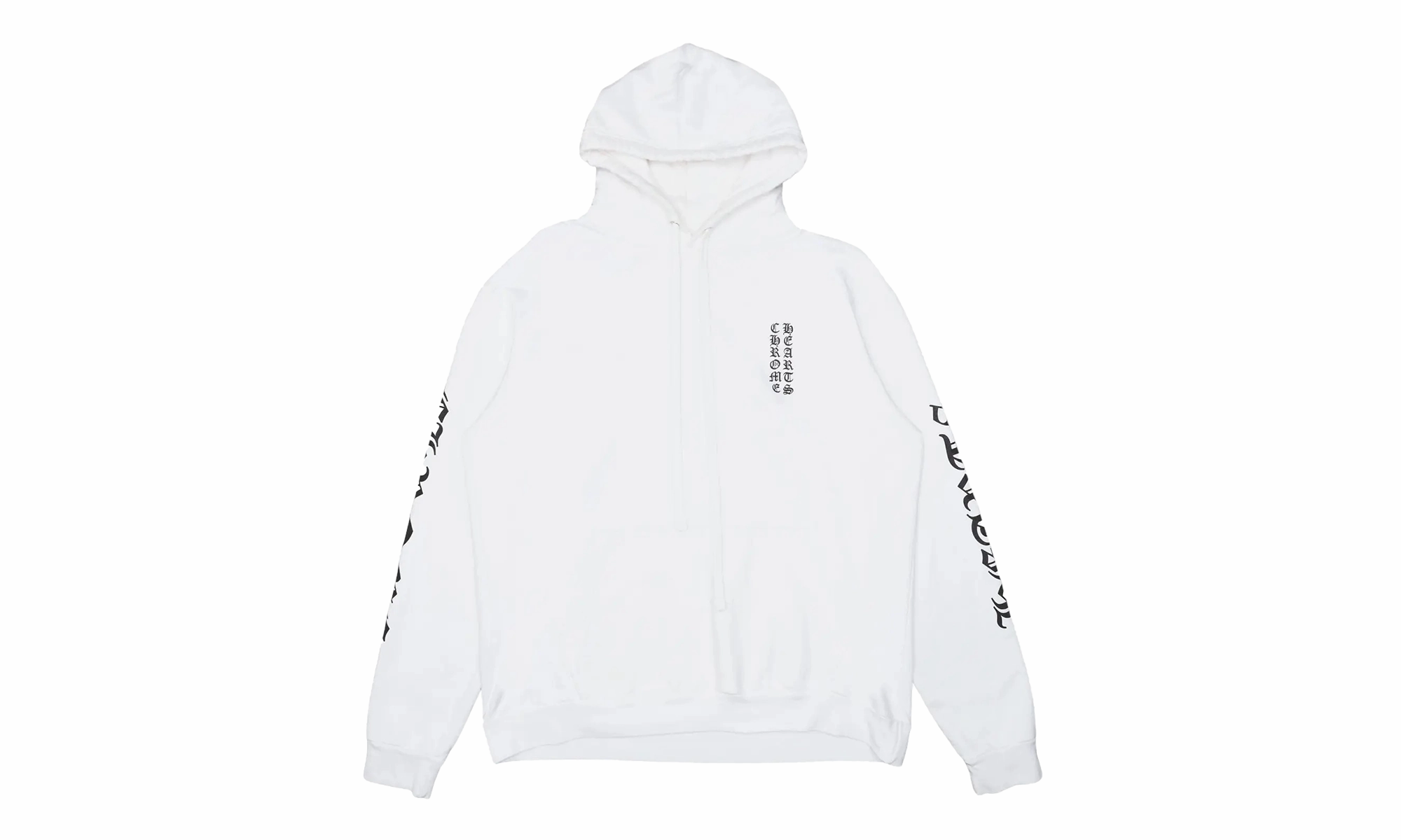 Pullover Hoodie Logo Print "White"