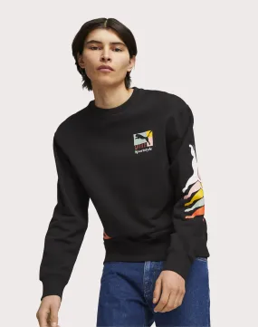 Breezy Fit Park Day Puma Brand Love Fleece Crewneck Sweatshirt