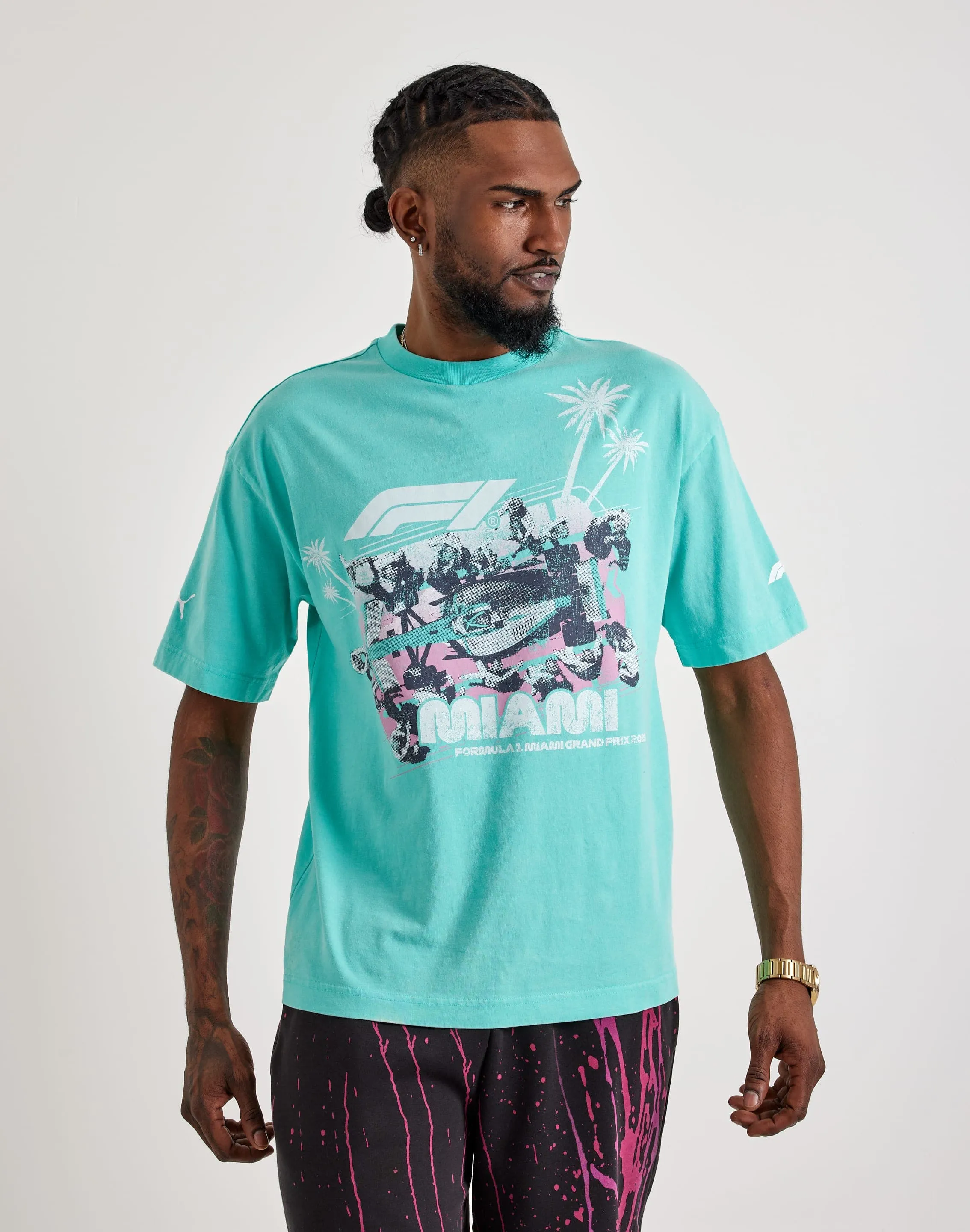 WindproofInterior World Glow Puma F1 Miami Tee