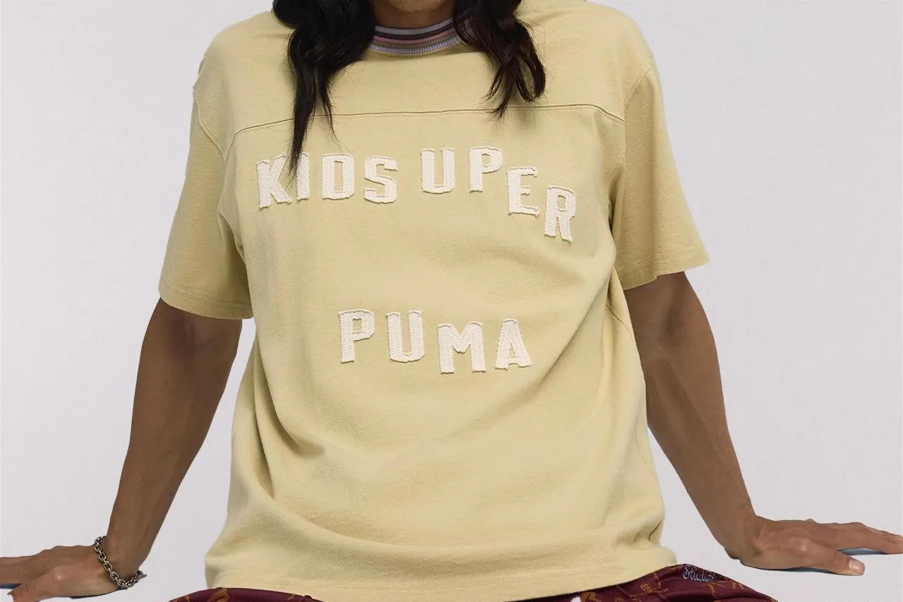 Reinforced Neckline Detail FlatlockSeamTechnique PUMA x KIDSUPER Graphic SS Tee