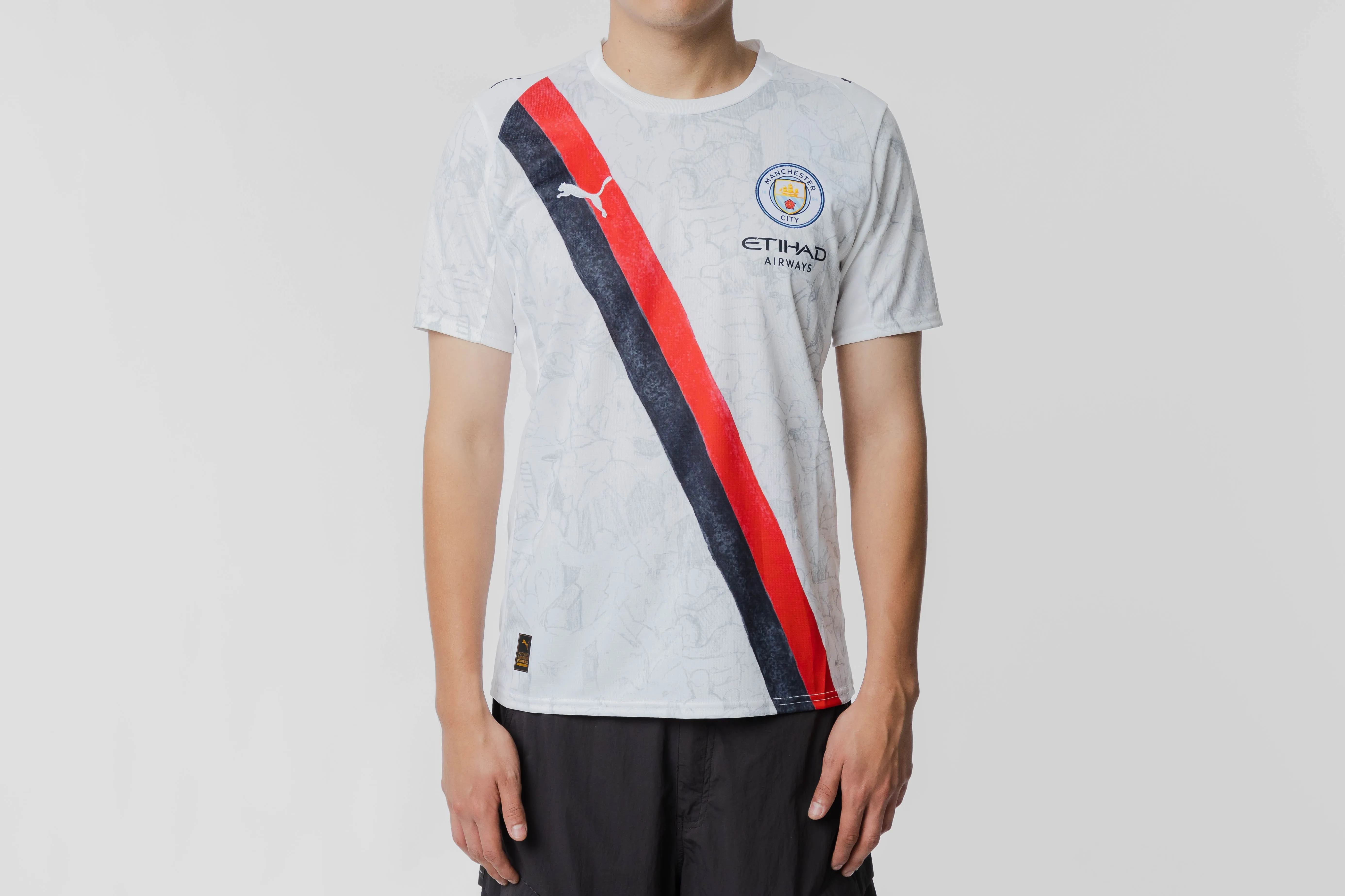 PUMA x KIDSUPER Manchester City Jersey 'White' Soft Hoodie Hot Weather