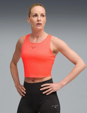 Law - enforcement - applicable Puma x Hyrox Ultraspun Crop Tank - Glowing Red