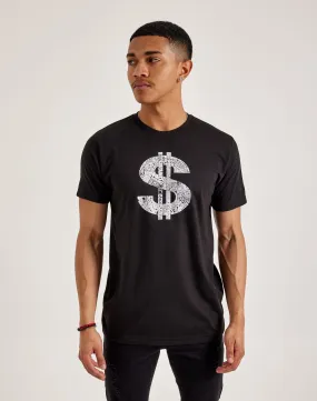 Parisian Chic LA Pop Art Word Art Dollar Sign Tee