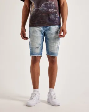 Global Glow LowMaintenance Material Smoke Rise Rip Off Shorts