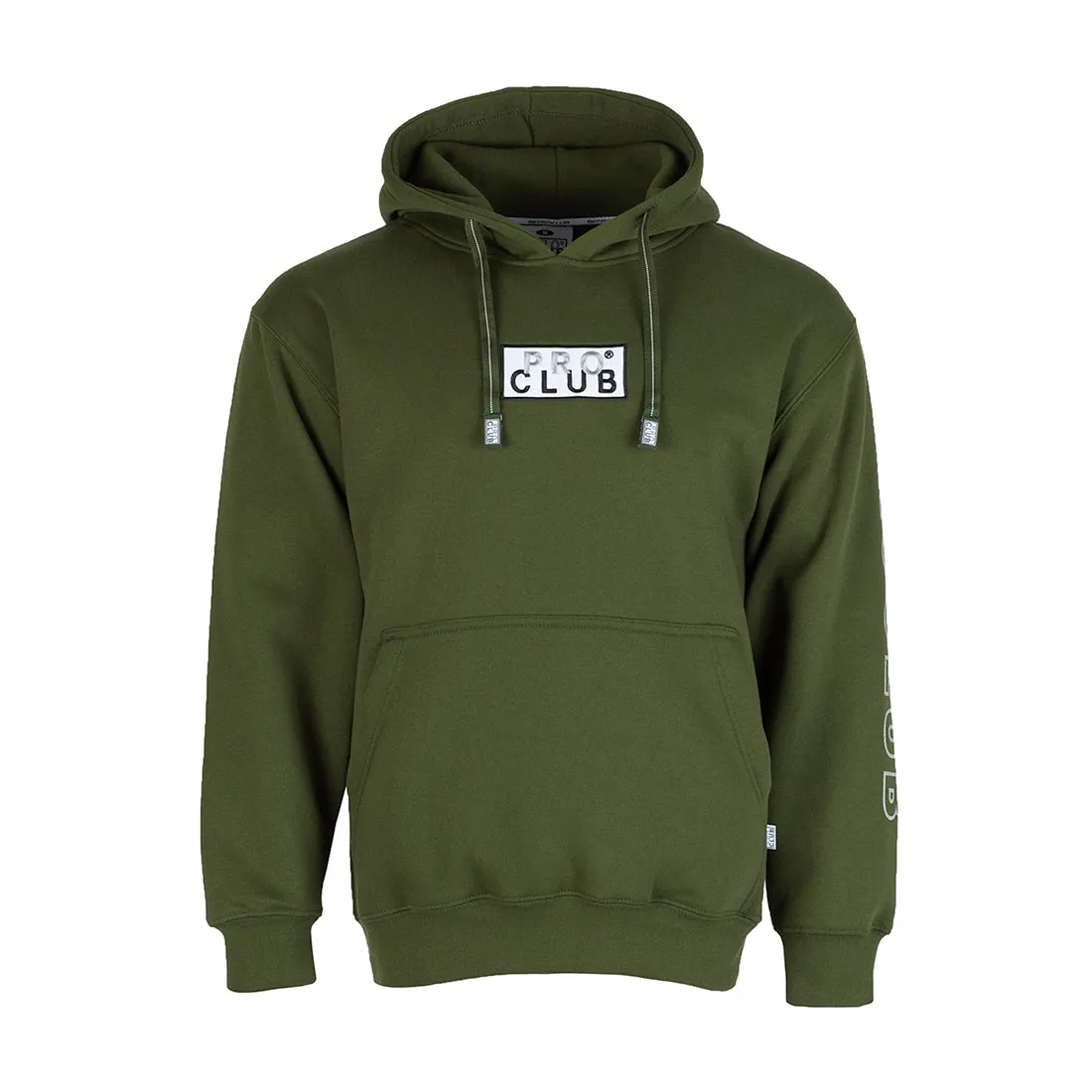 AbrasionFree Edging UVProtective Coating Embroidered Box Logo Hoody - Mens
