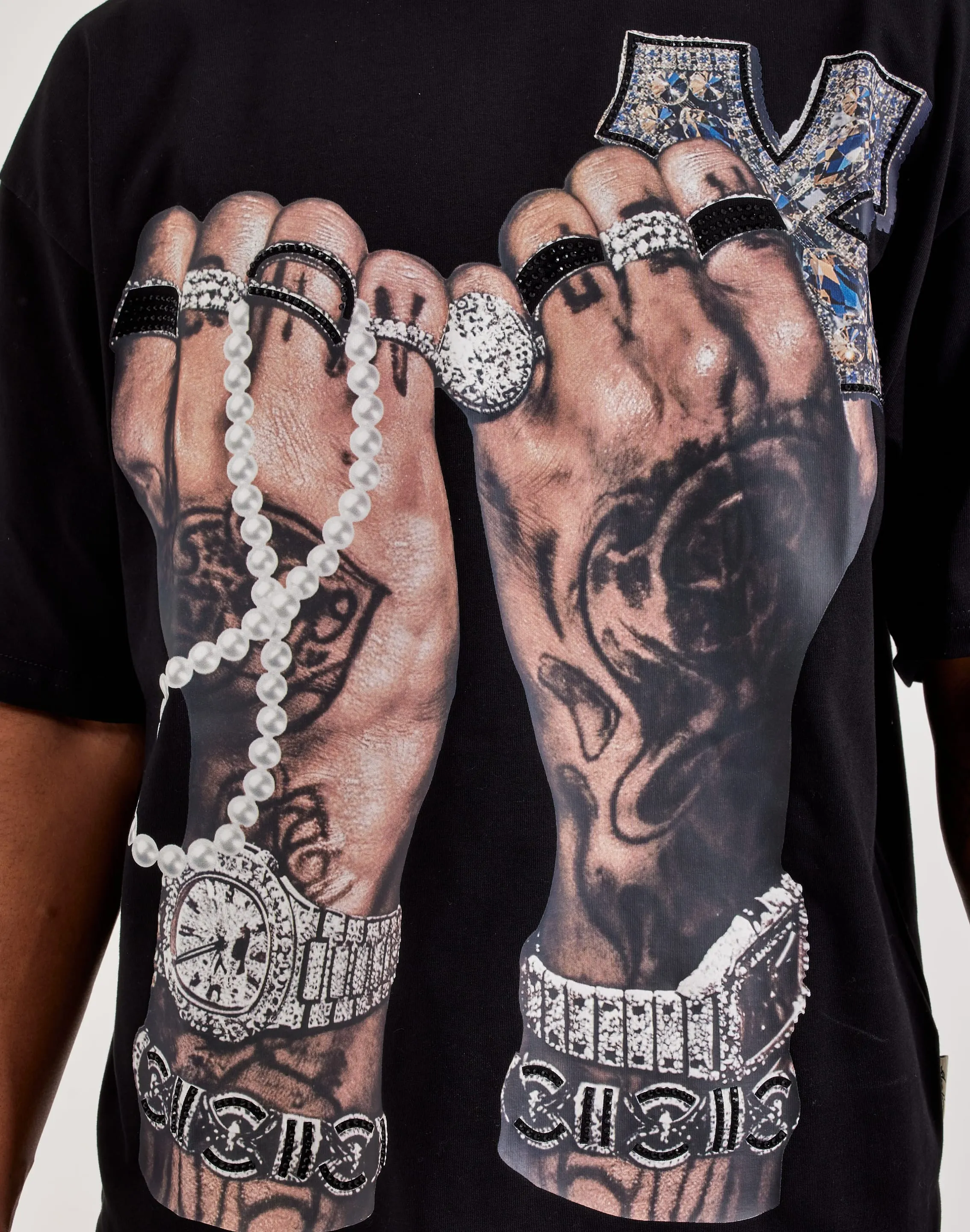 TaglessLabel BKYS Diamond Hand Tee