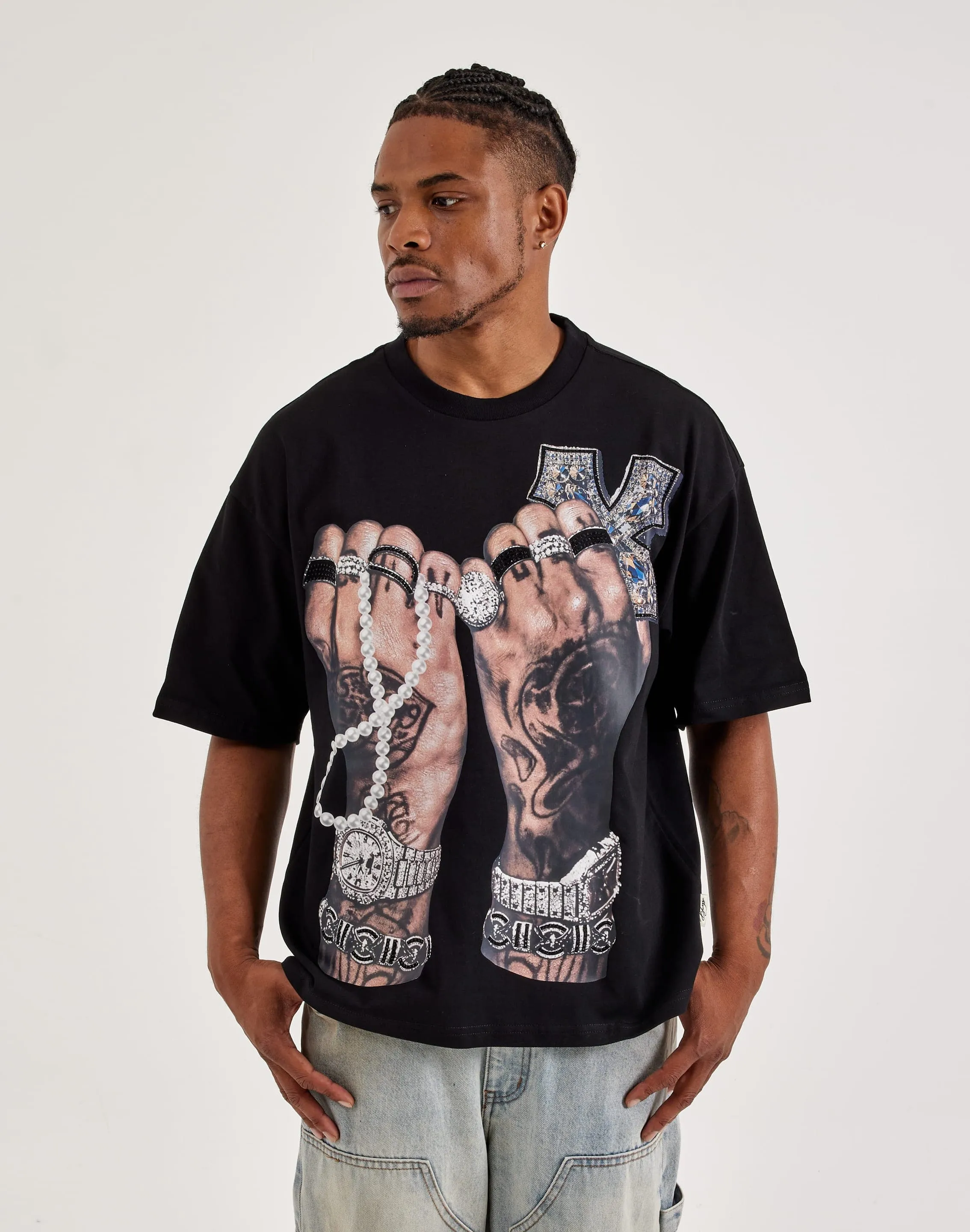 BKYS Diamond Hand Tee Sharp Edge Wonder Fit