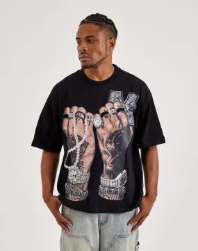 BKYS Diamond Hand Tee Sharp Edge Wonder Fit