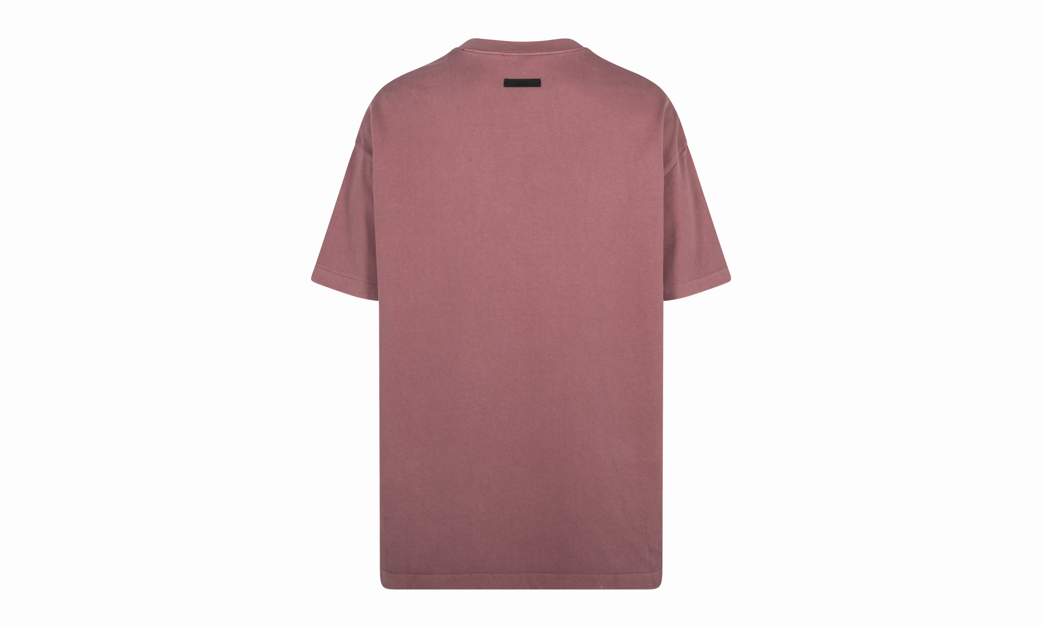 Mens Heavy Crewneck Tee "CRIMSON" NoRubEdging Jump Core