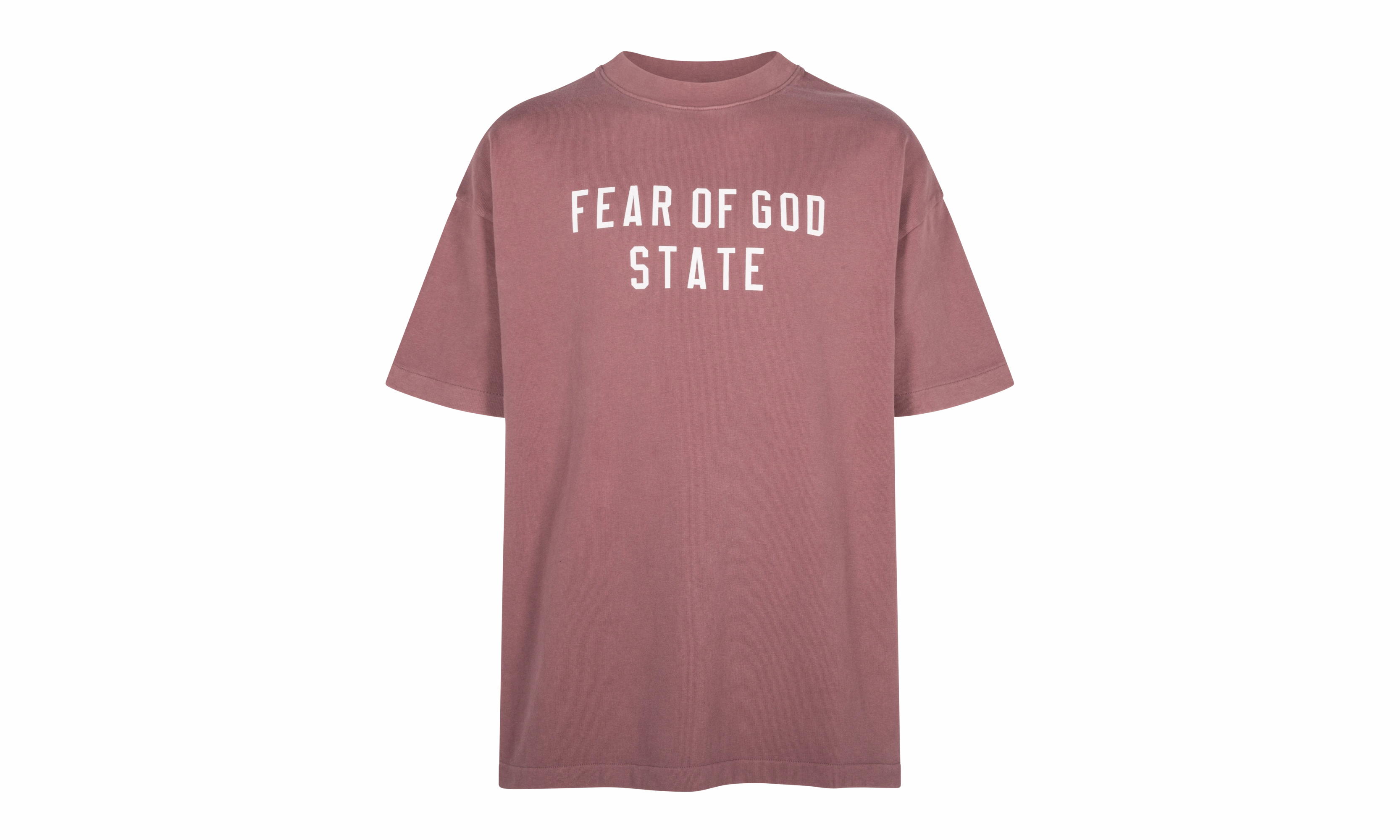 Mens Heavy Crewneck Tee "CRIMSON" NonRestrictiveFit