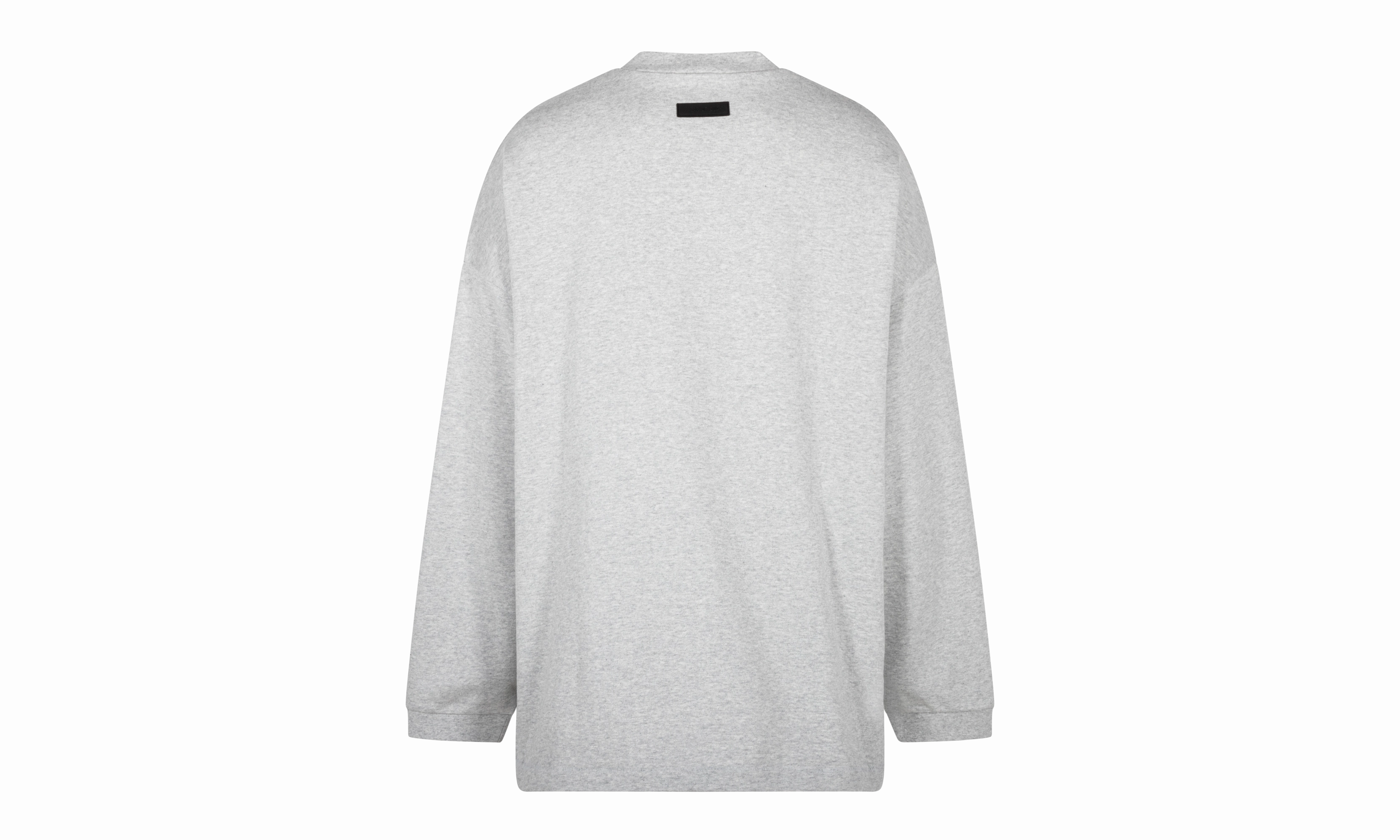 FlexibleCollarDesign HEAVY JERSEY LS TEE "LIGHT HEATHER GREY"