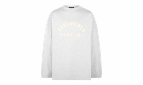 SkinFriendlyElastic HEAVY JERSEY LS TEE "LIGHT HEATHER GREY"