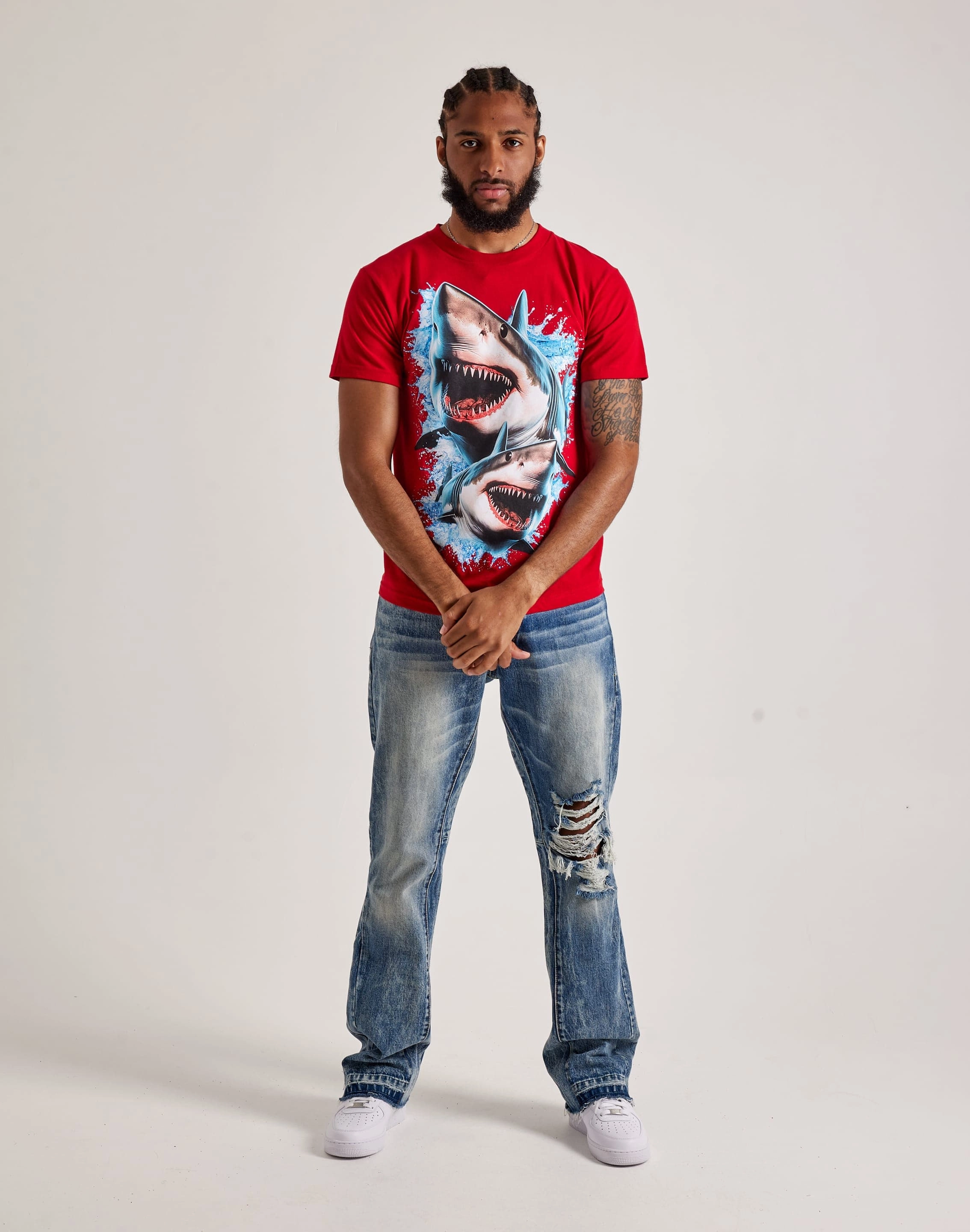 Leather Core Pure Dopamine Shark Bite Tee