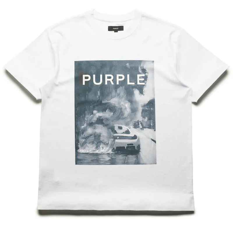 hostel event Purple Brand Carefree Tee - White