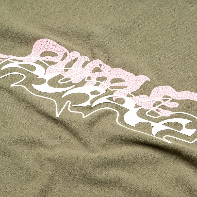 Airbnb theme park event Purple Brand Double Trouble Tee - Green