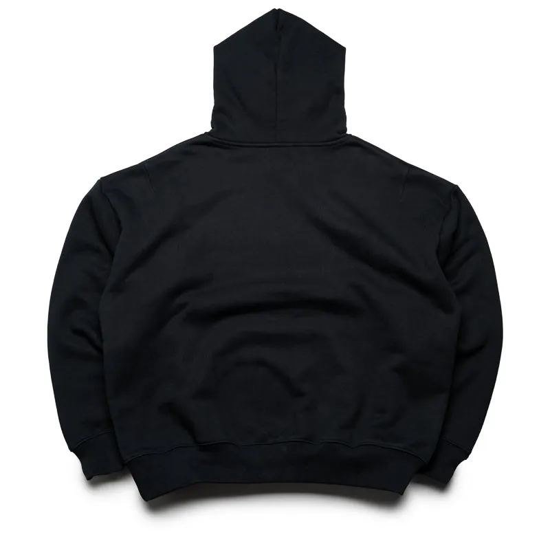 Purple Brand Fireworks Hoodie - Black Breathable mesh lining Bactrian camel like
