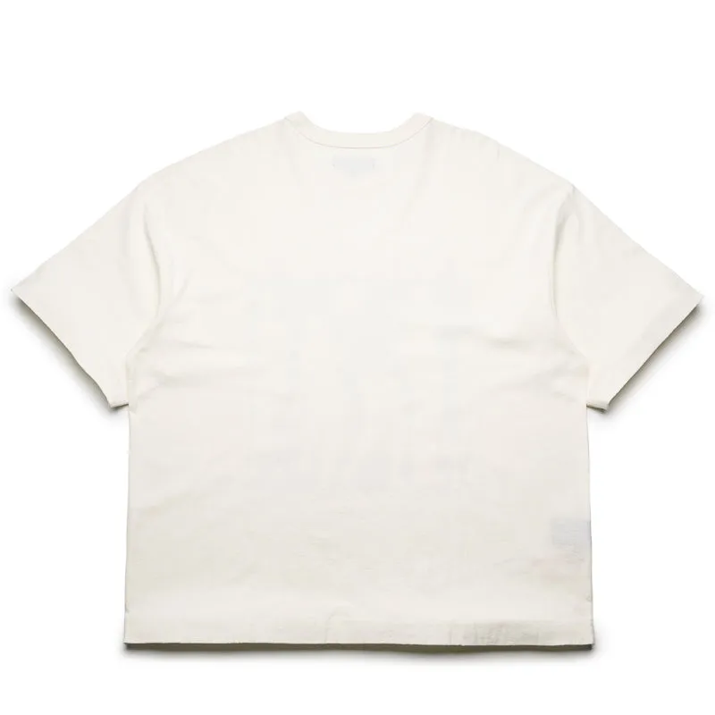 Embroidered Purple Brand Jive Tee - Off White