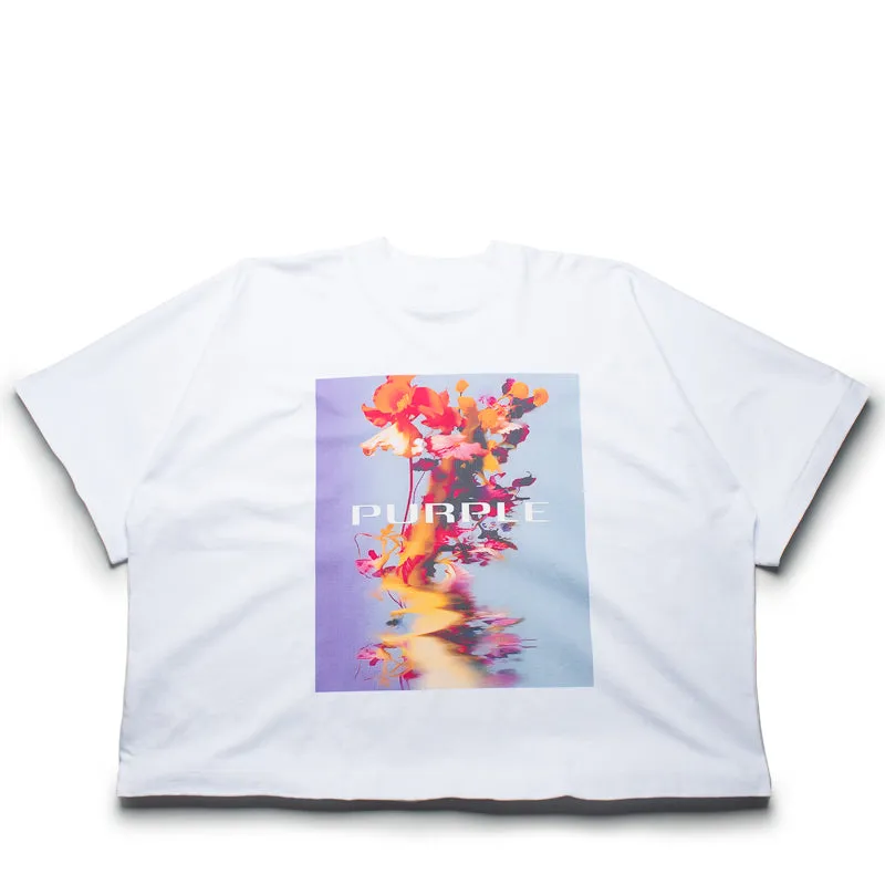 jewelry Purple Brand Smudge Tee - White