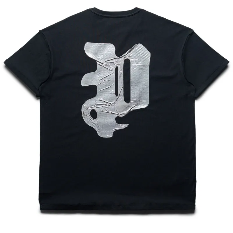 Purple Brand Taped Gothic P Tee - Black Easy to Wear