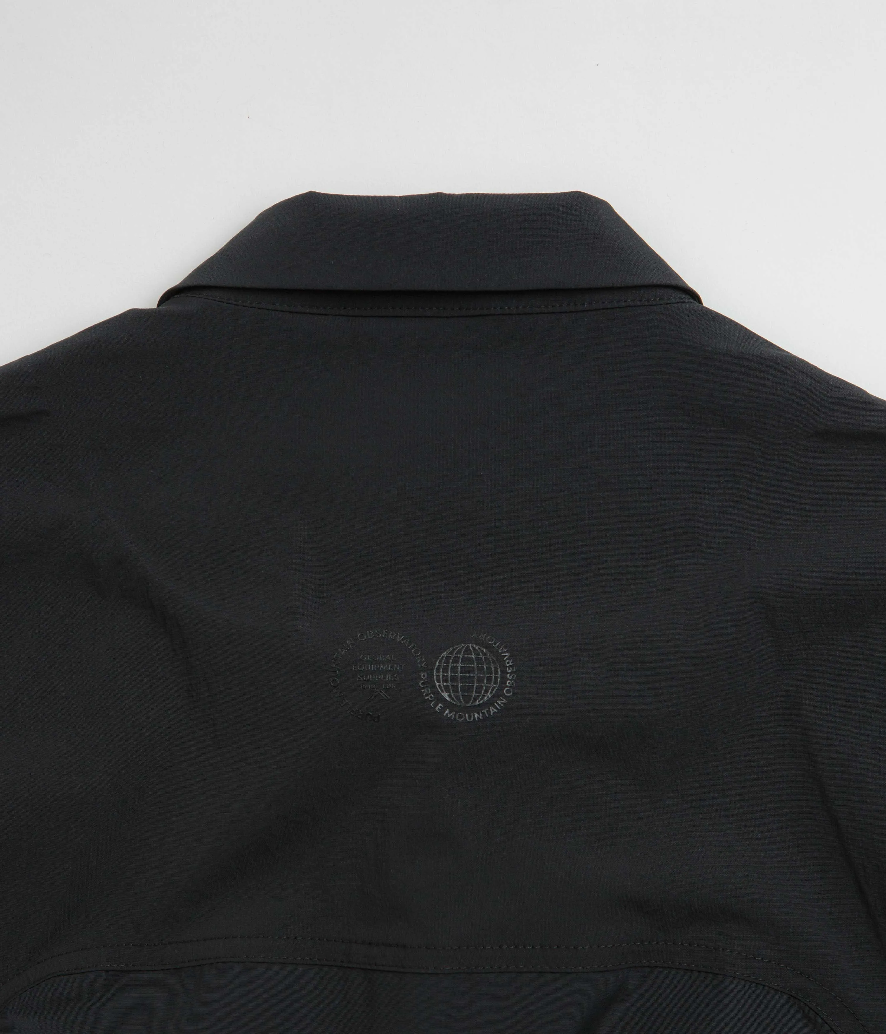 Festive Look Purple Mountain Observatory Field Shirt - Black