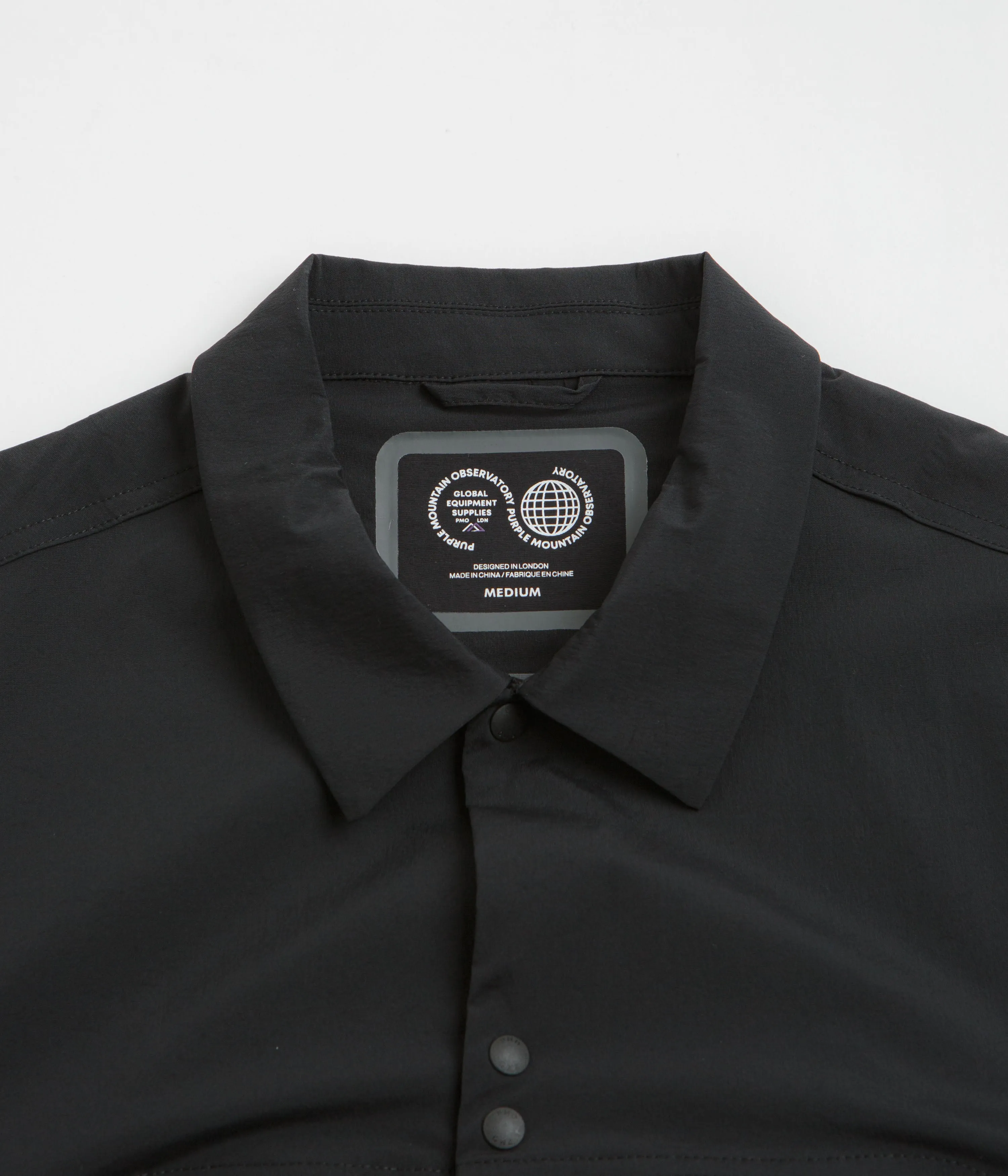Purple Mountain Observatory Field Shirt - Black Smart Casual