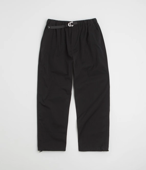 TaperedLeg Layering Piece Purple Mountain Observatory Cotton Alpine Pants - Black / Black