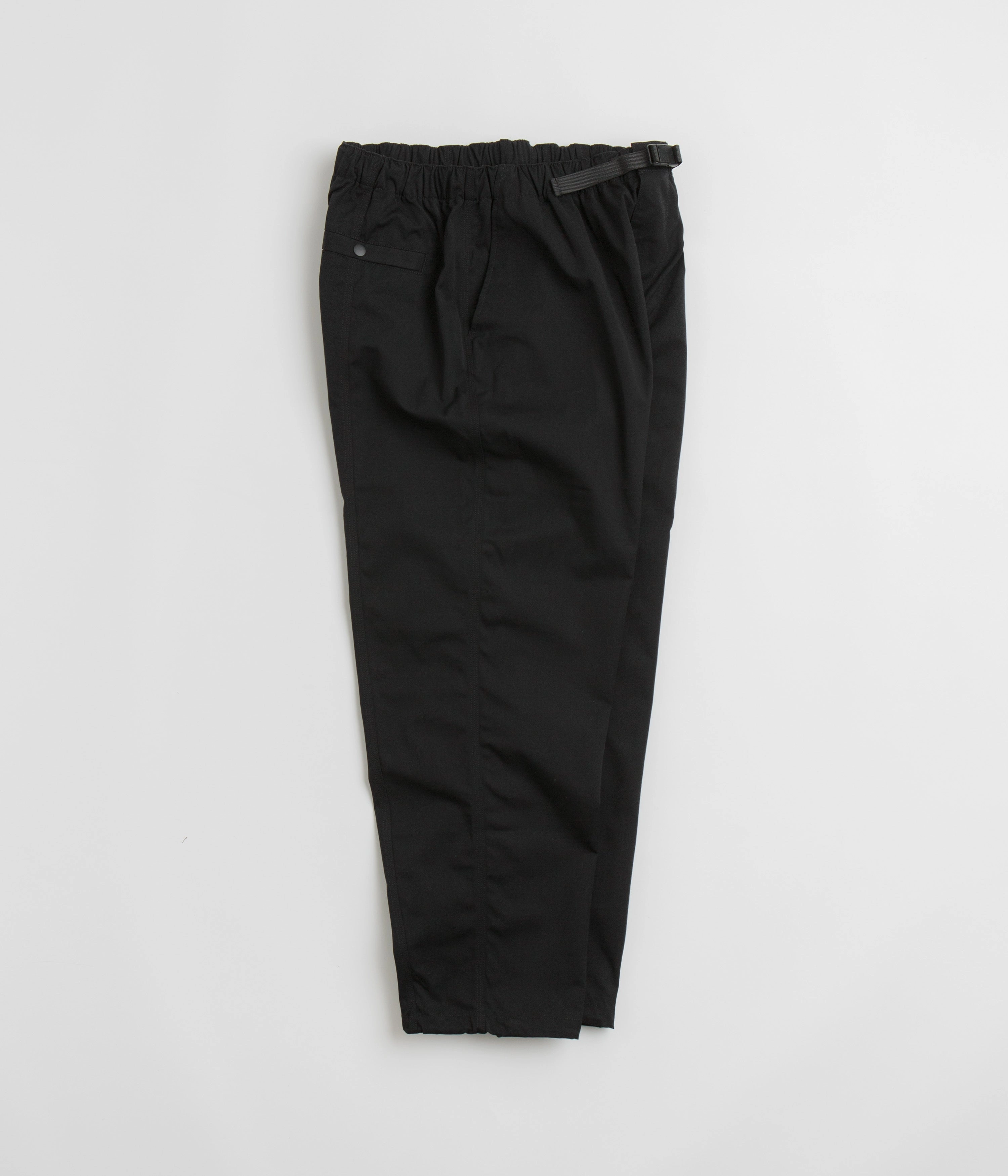 Slim Silhouette Purple Mountain Observatory Cotton Alpine Pants - Black