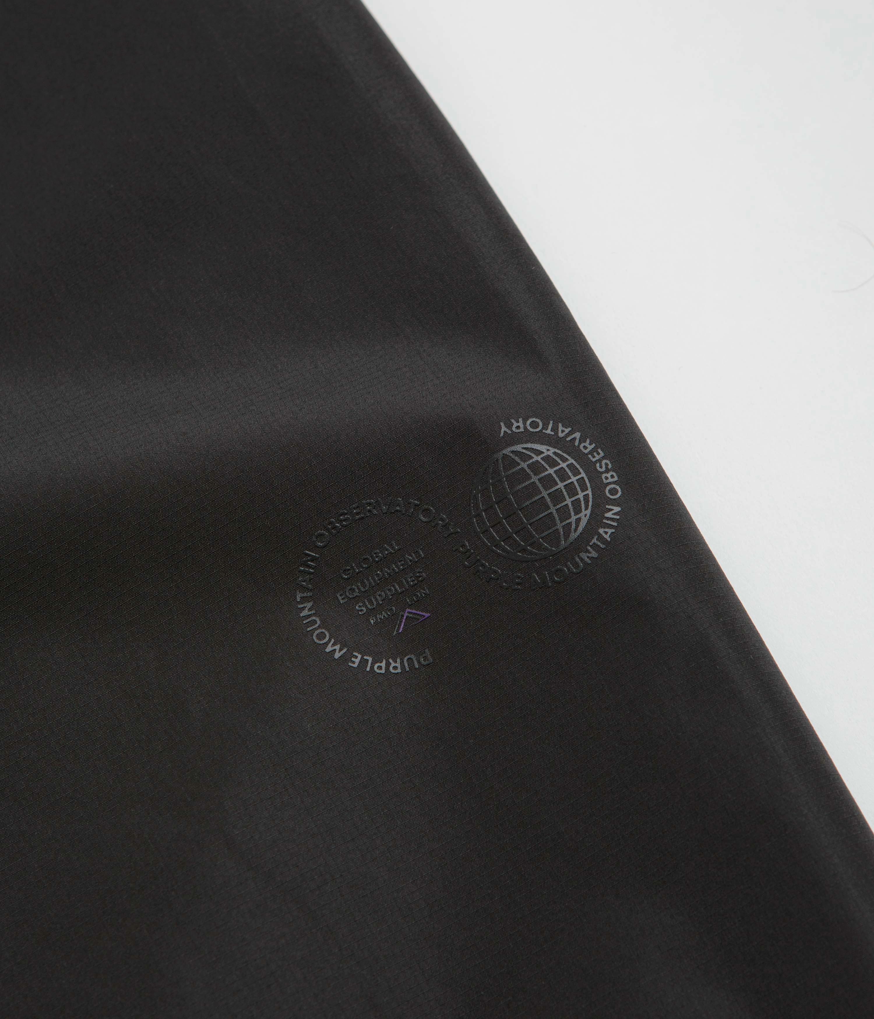 Purple Mountain Observatory Deluge Waterproof Over Pants - Black Reinforced Knees