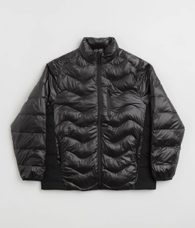 Potential Purple Mountain Observatory Waves Light Puffer Jacket - Black