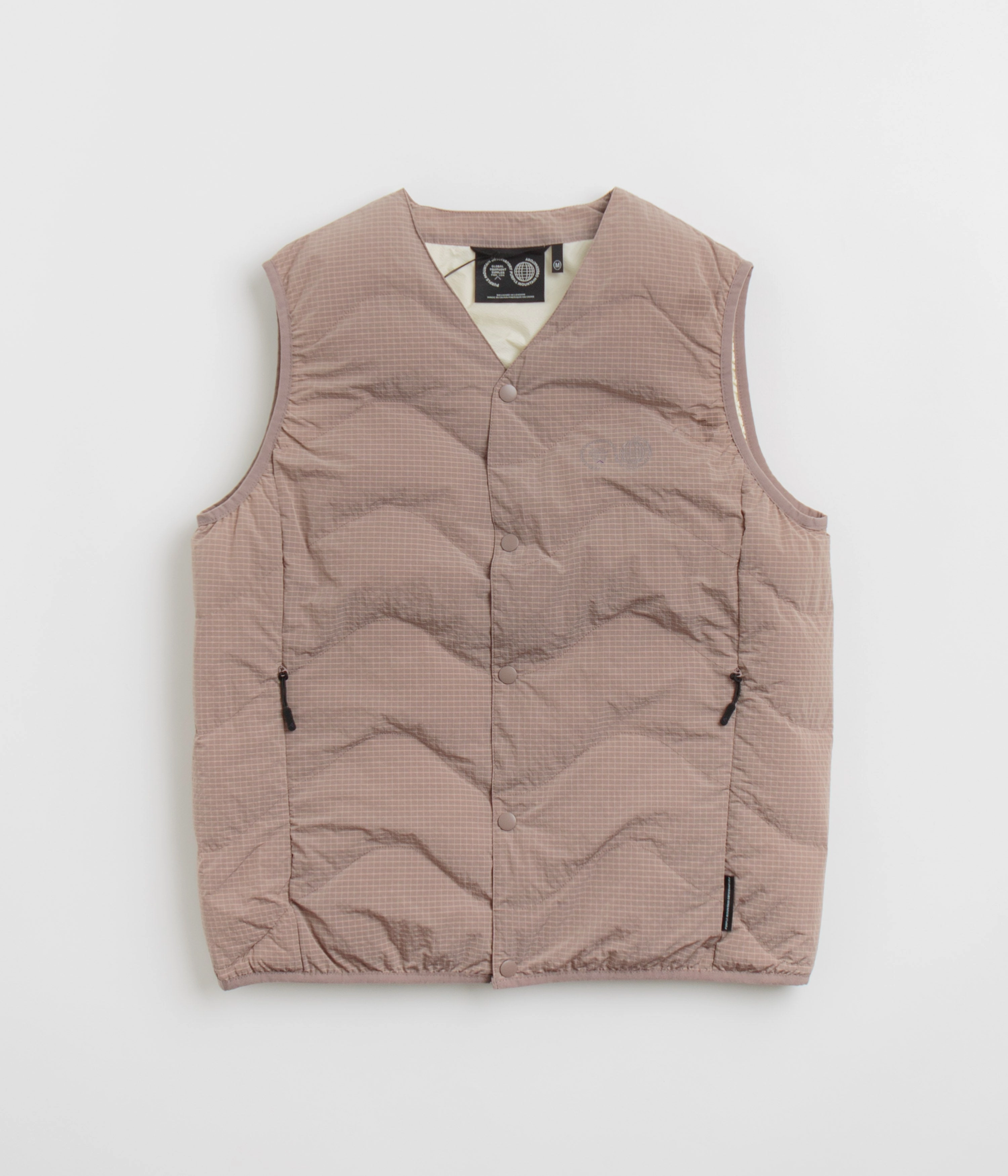 suitable for anniversaries Purple Mountain Observatory Waves Ripstop Vest - Putty