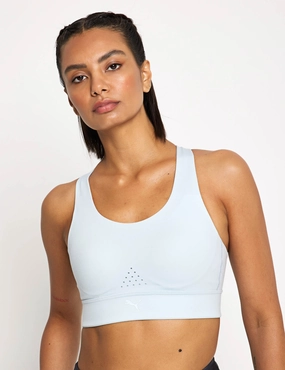 PWRbreathe Run Bra - Sea Glass Zigzag stitching seams Hip support
