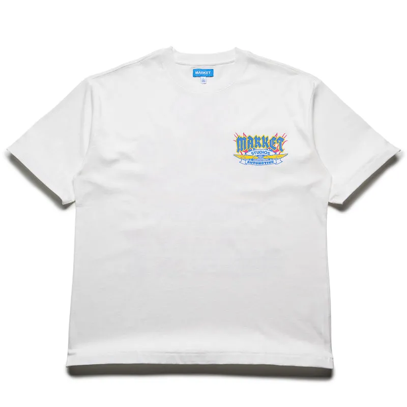 Market V12 Tee - Unbleached Cotton adults Wide Leg