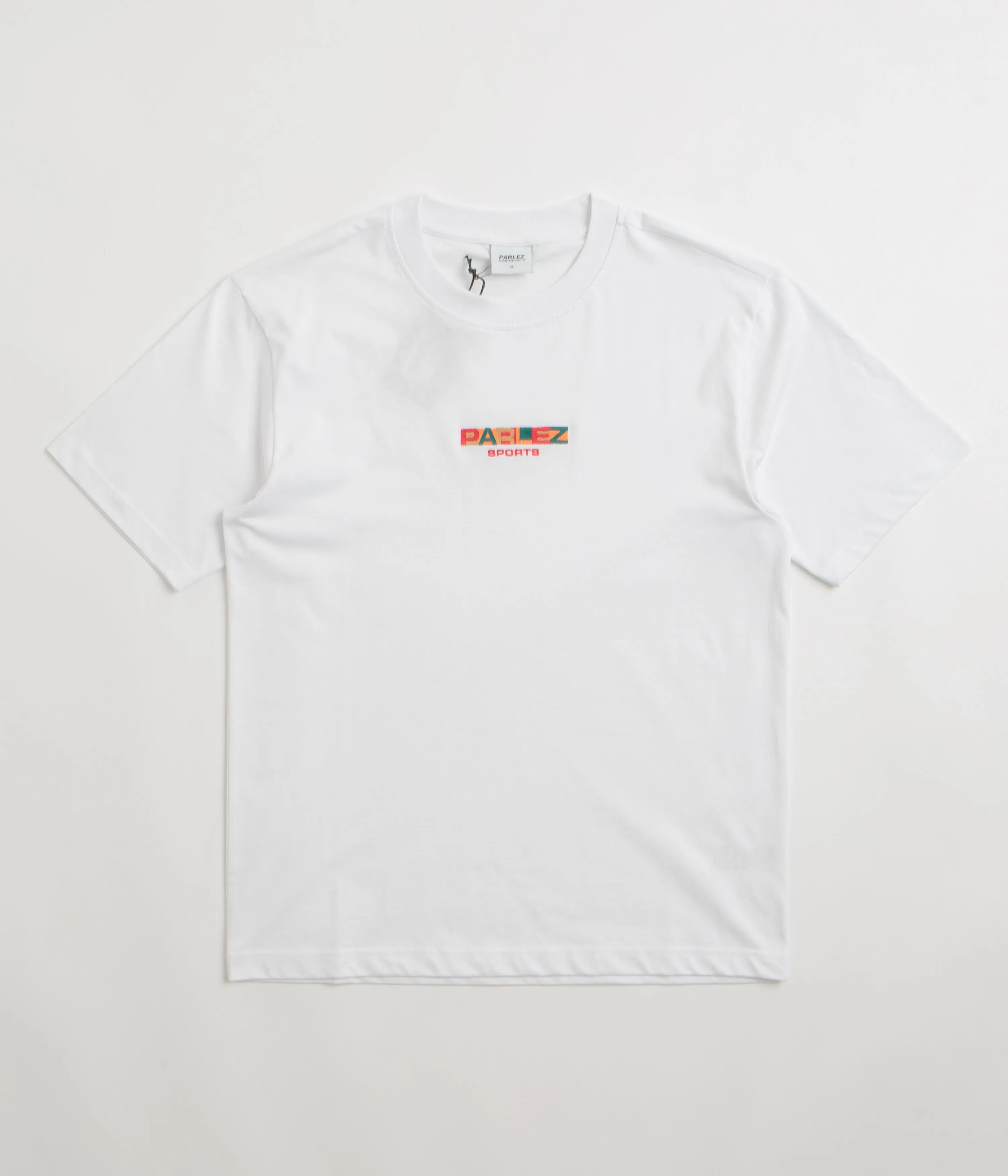 Parlez Bloc T-Shirt - White Tropical region night