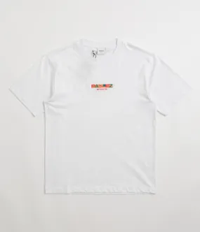 Parlez Bloc T-Shirt - White Fade Resistant Dye ethical fashion