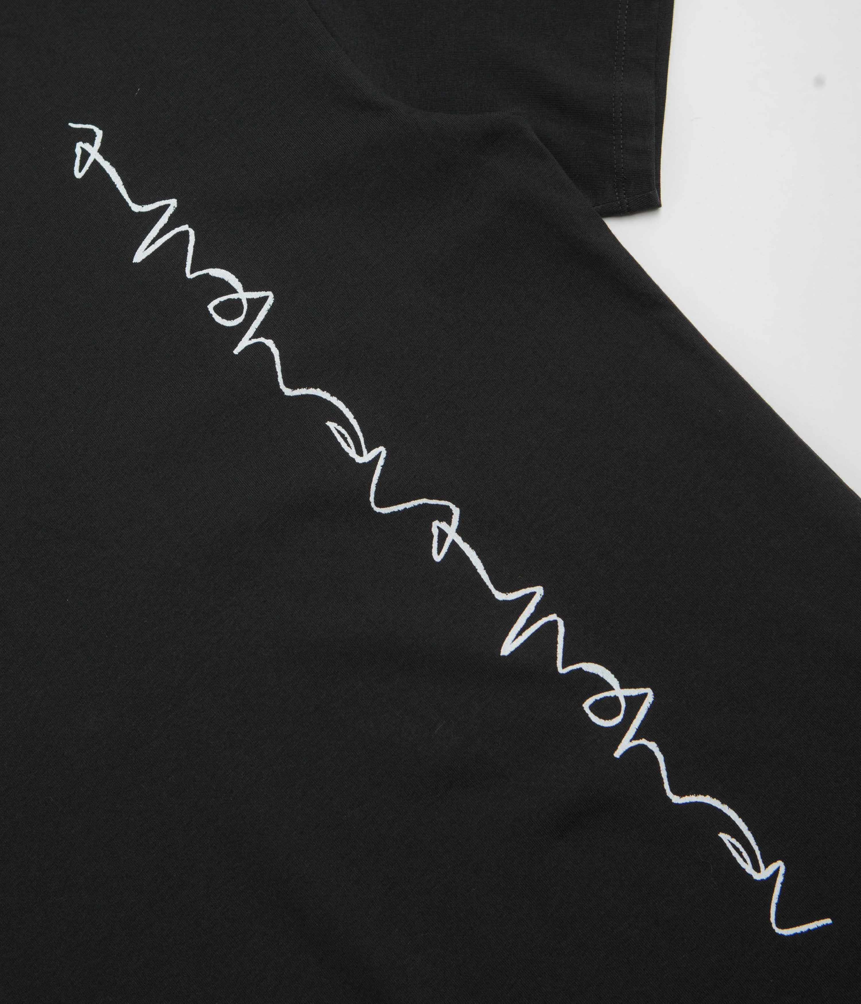 two-piece Anti Pilling Finish Poetic Collective Crayon Chain T-Shirt - Black