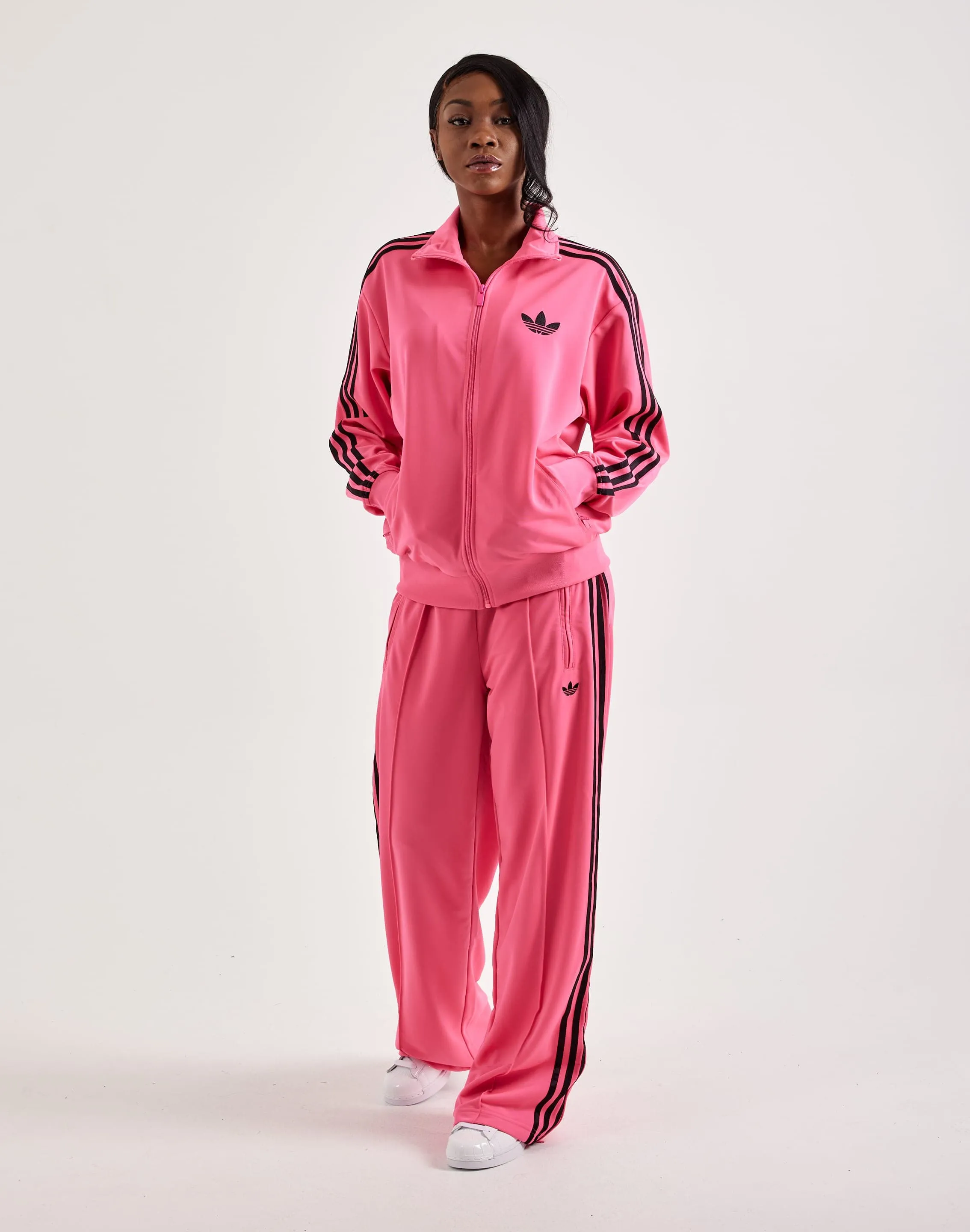 Layered Paneling Design Edge Adidas Adicolor Classics Firebird Loose Track Pants