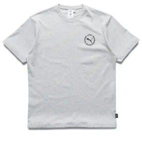 Flats soccer event Lost Management Cities x Puma Cat Tee - Light Gray Heather