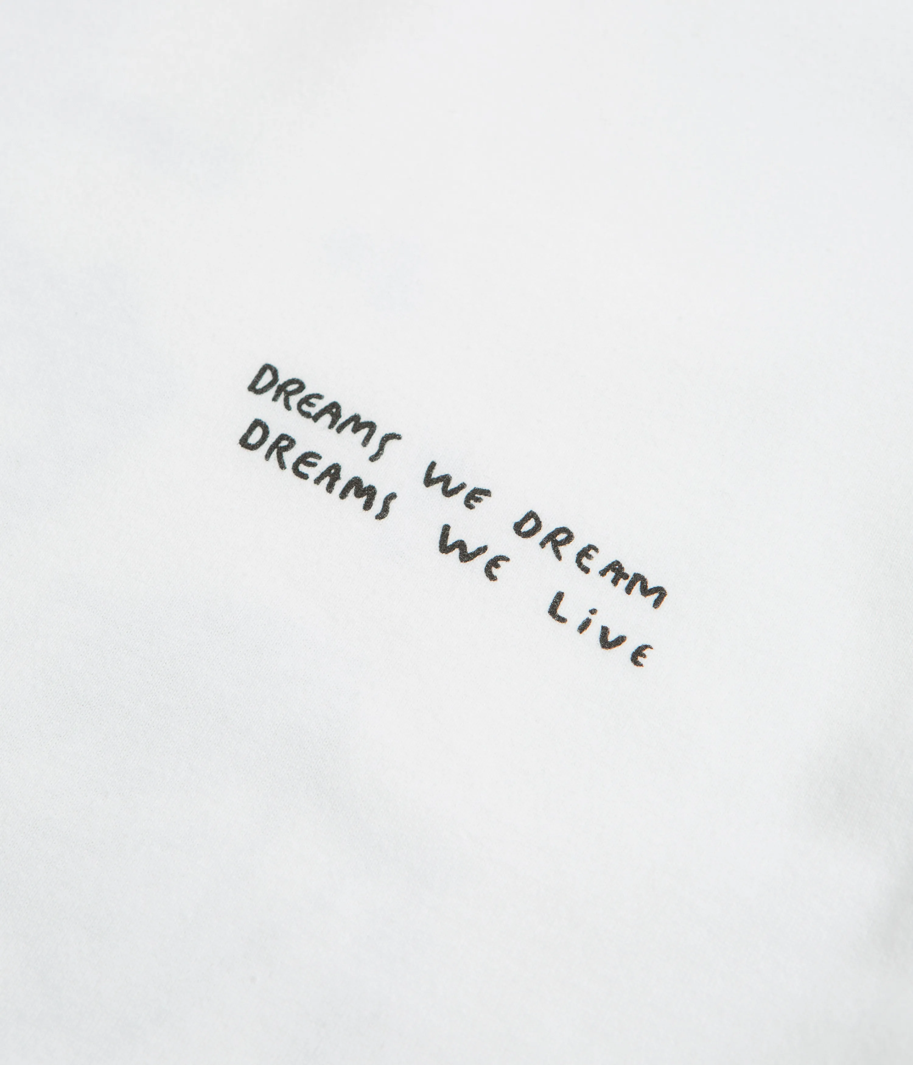 Casual-wear Pullover Polar Dreams We Dream T-Shirt - White