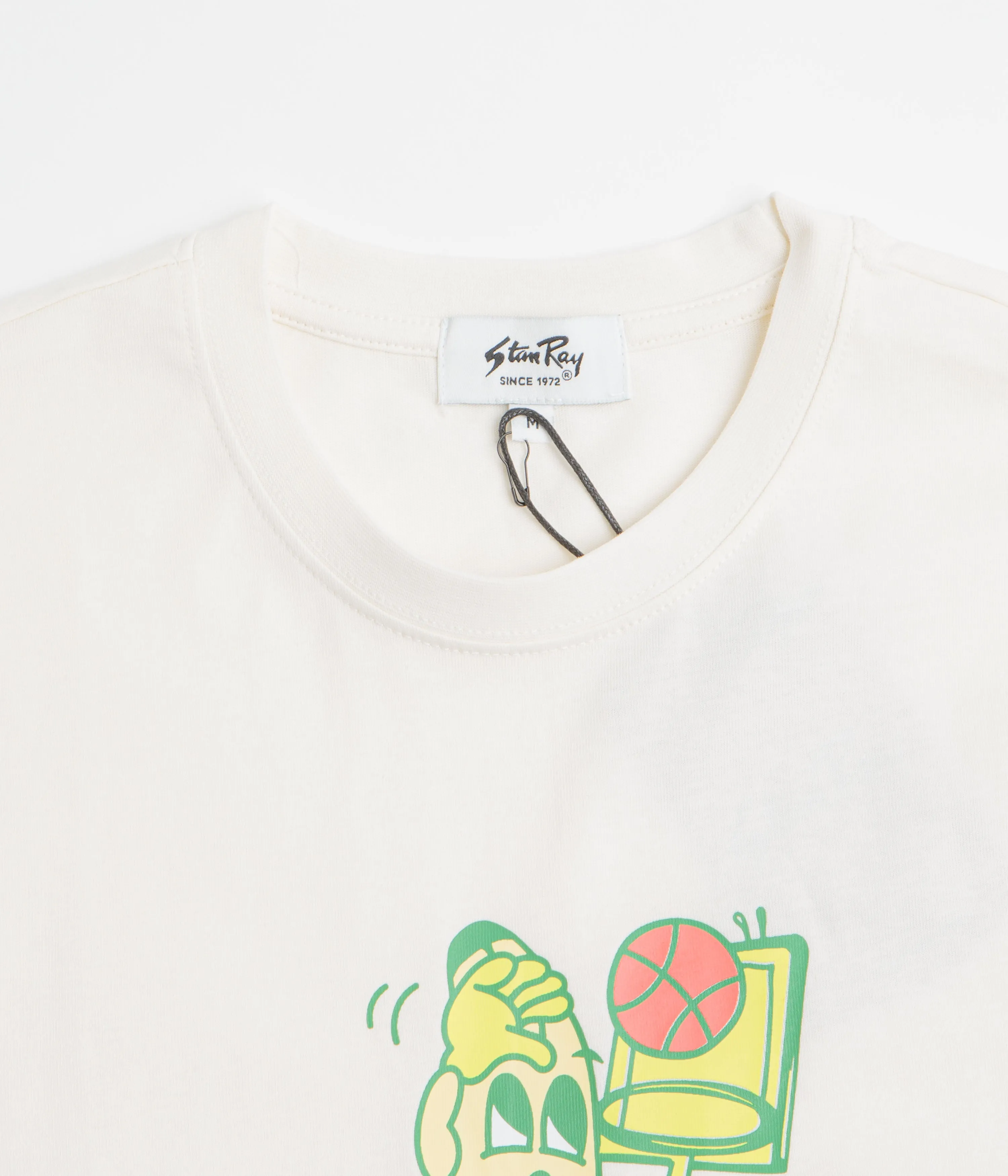 Pullover sleep shorts silhouette Stan Ray Stan Dunk T-Shirt - Natural