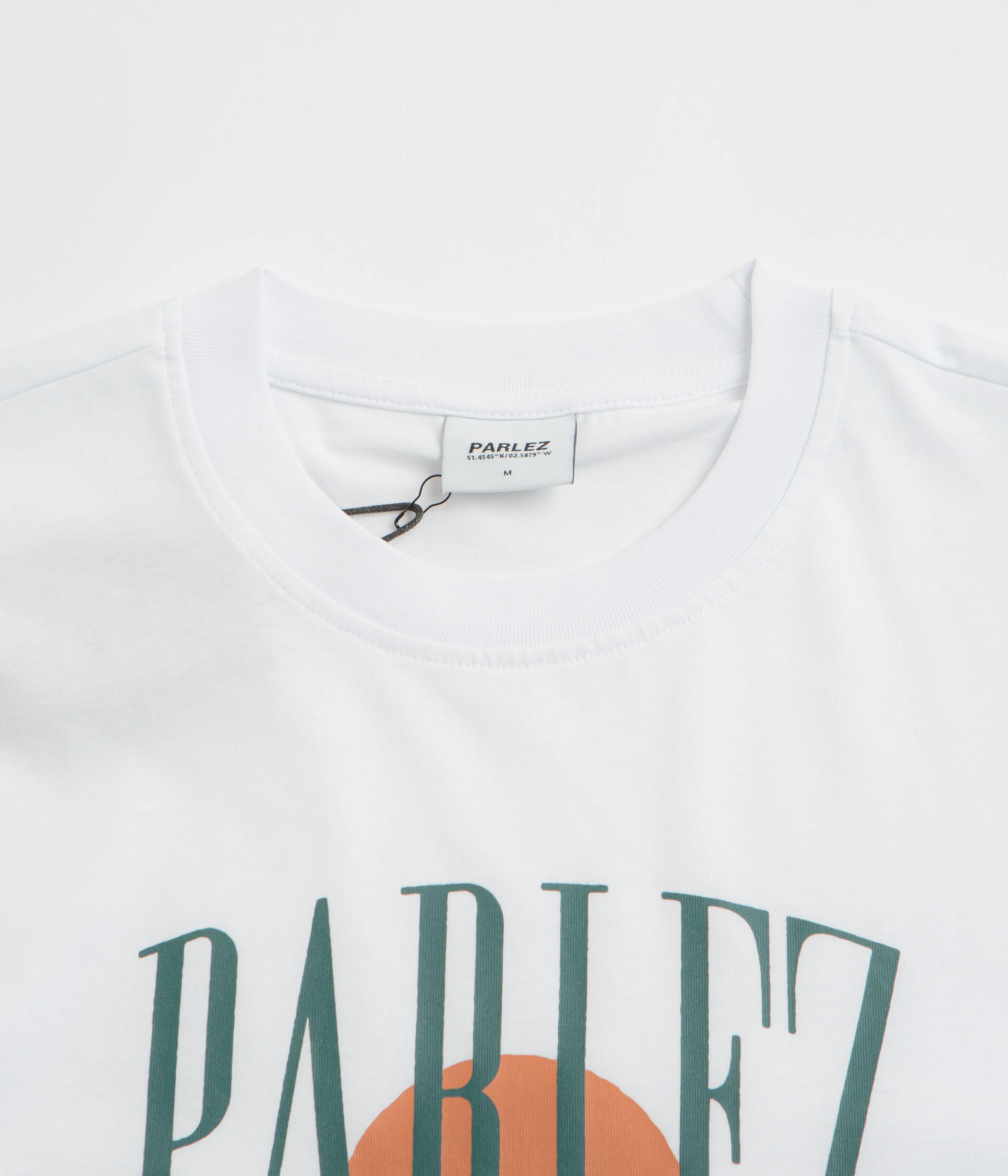Parlez Vehi T-Shirt - White nighttime venue poolside outfit