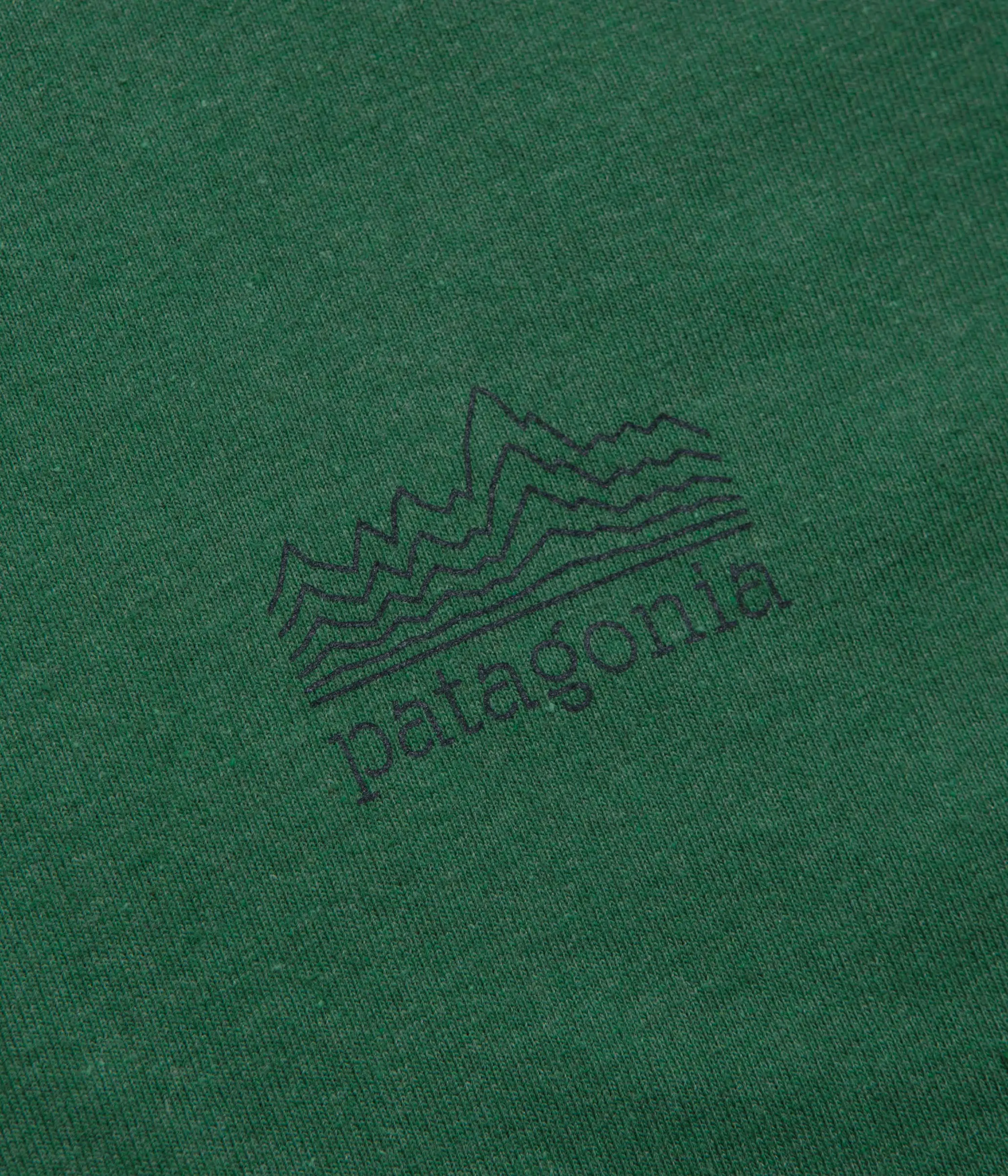 dry environment soccer event Patagonia Strataspire Responsibili-Tee T-Shirt - Heartleaf Green