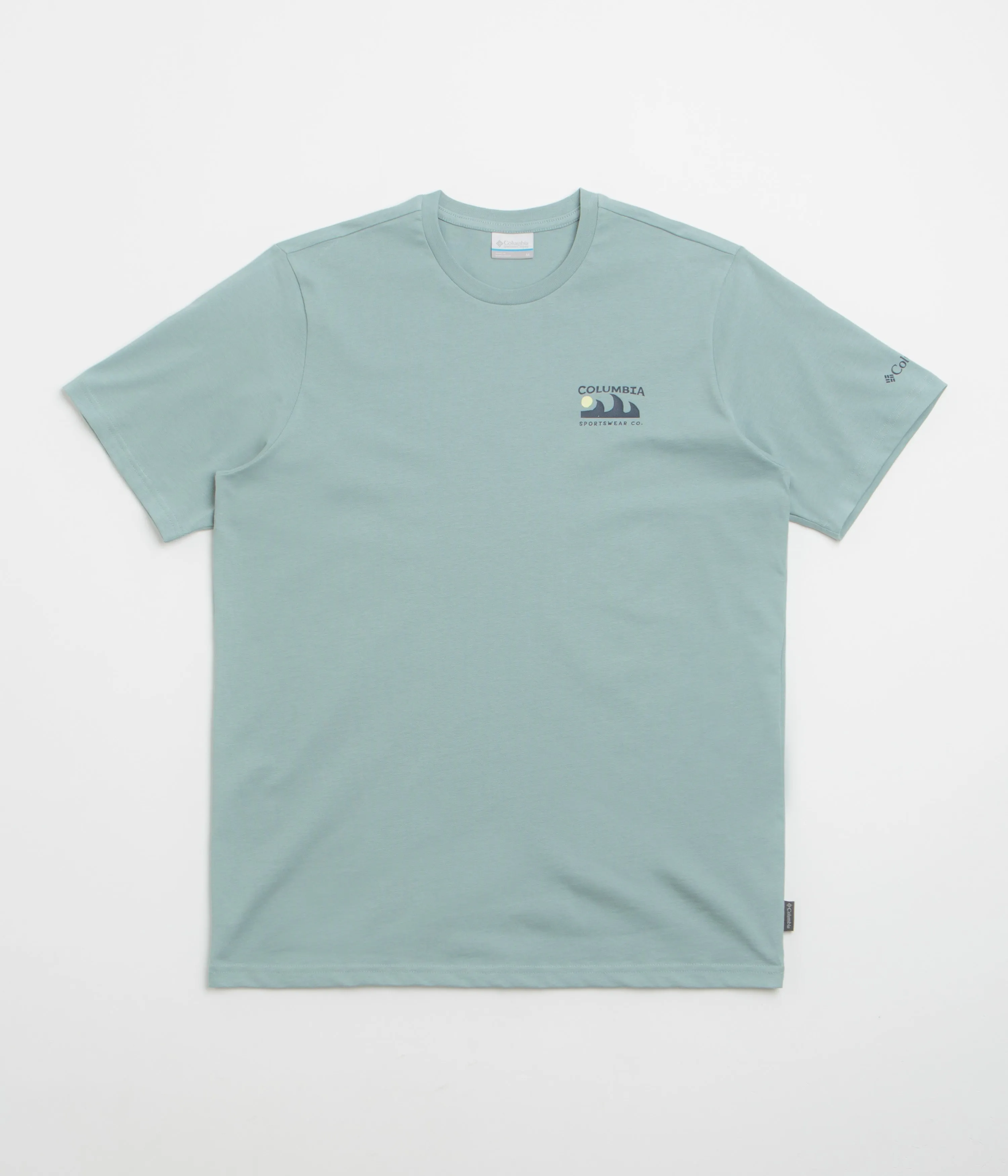 fashionability Dry clean only Columbia Explorers Canyon Back T-Shirt - Crushed Blue / Peaks and Waves