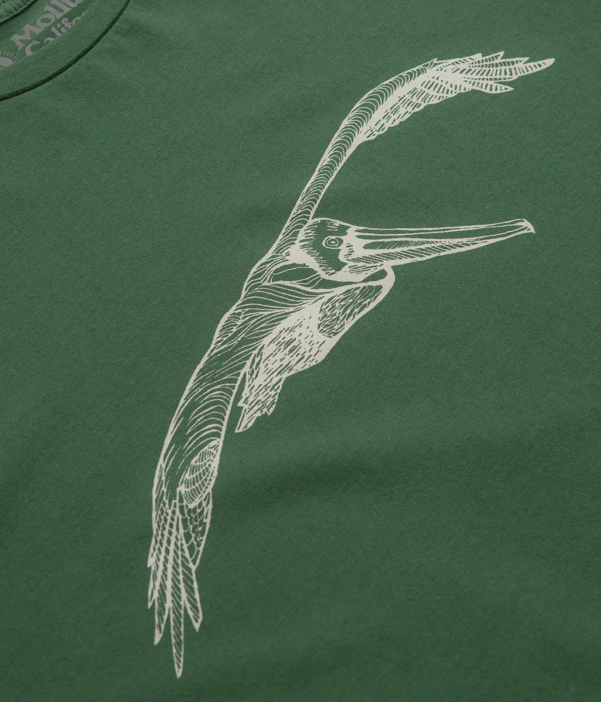softball Mollusk Pelican T-Shirt - Rover Green