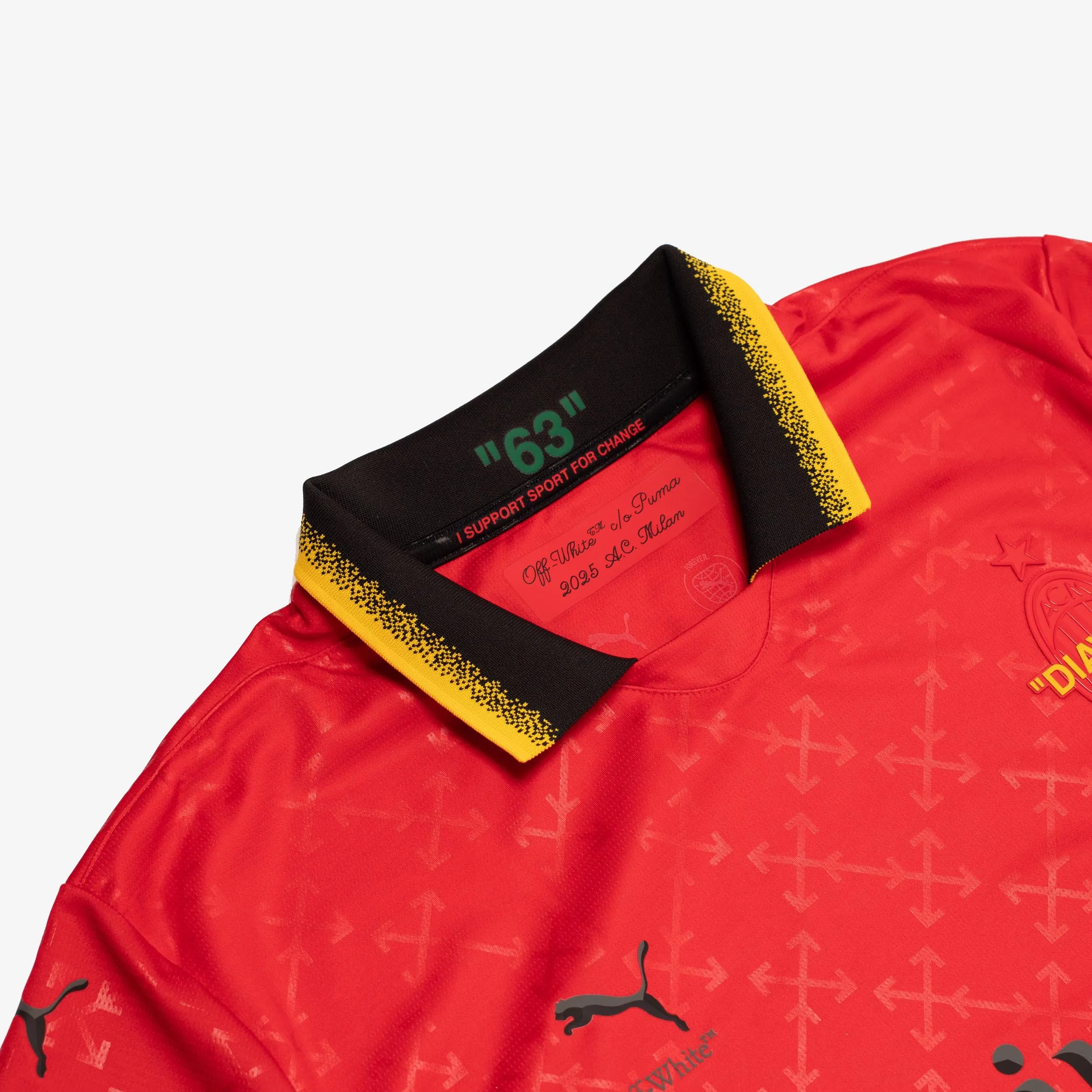 Off-White Jersey Replica x ACM neon hem Dinner
